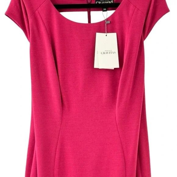 Other New Gravitas Elegant Fit and Flare Pink Dress with Built-in Size XL / US 12-14 / IT 48-50 - 2 Thumbnail