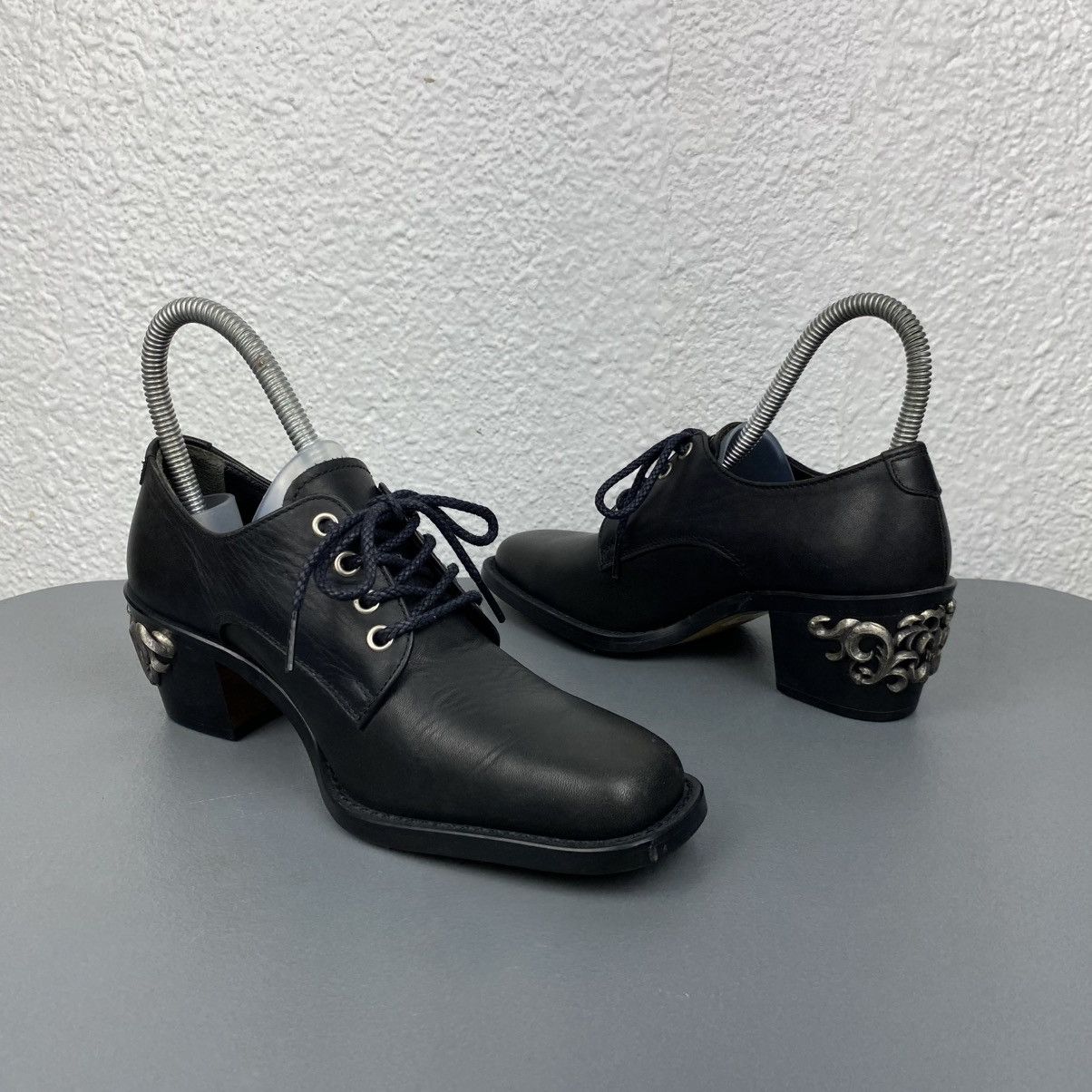 Yohji Yamamoto Yoshiko Creation Paris Square Toe Shoes Size US 6 / IT 36 - 4 Thumbnail