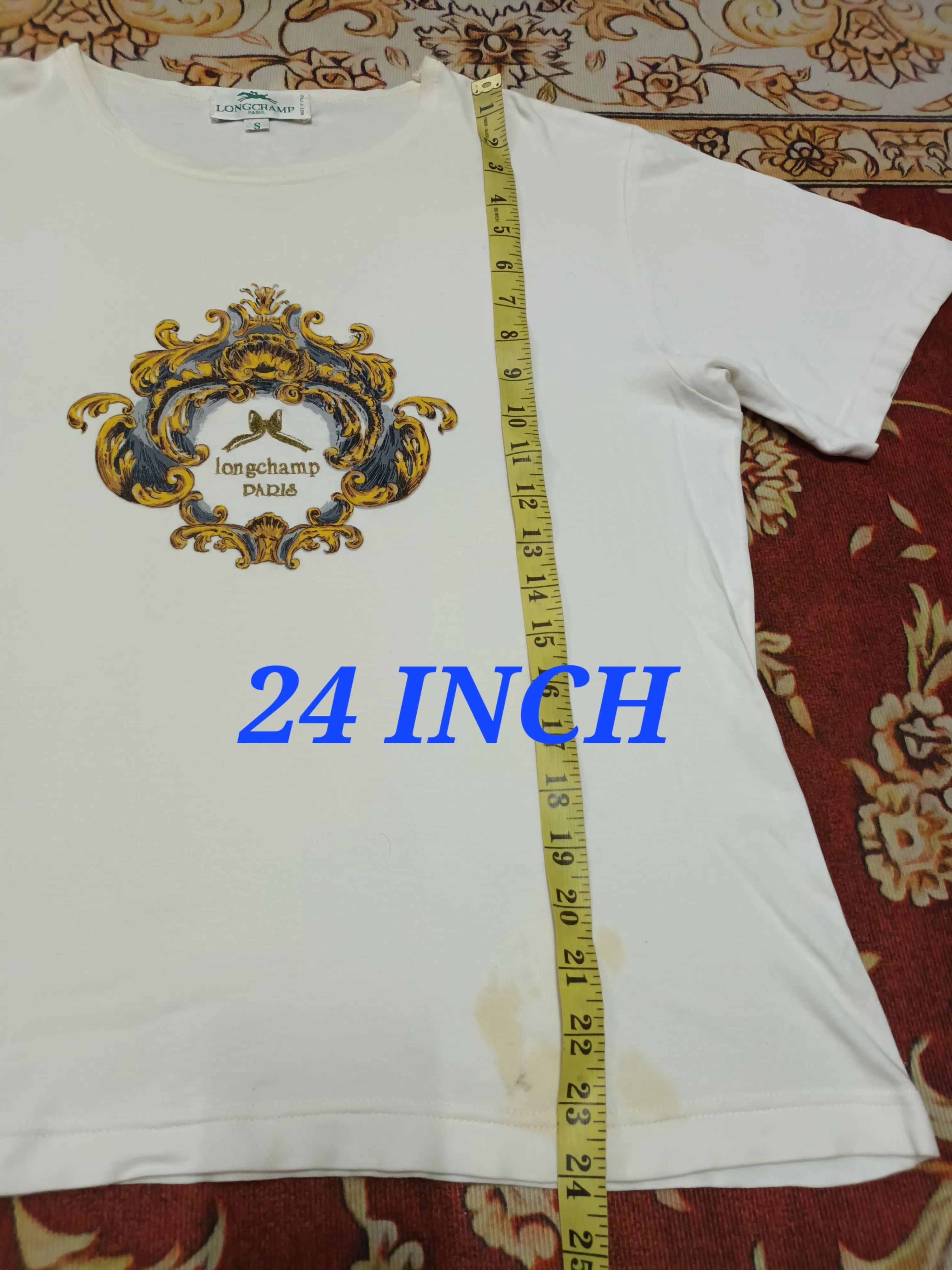 Longchamp 🔥 LONGCHAMP PARIS MADE IN ITALY T - SHIRT 🔥 Size US S / EU 44-46 / 1 - 7 Thumbnail