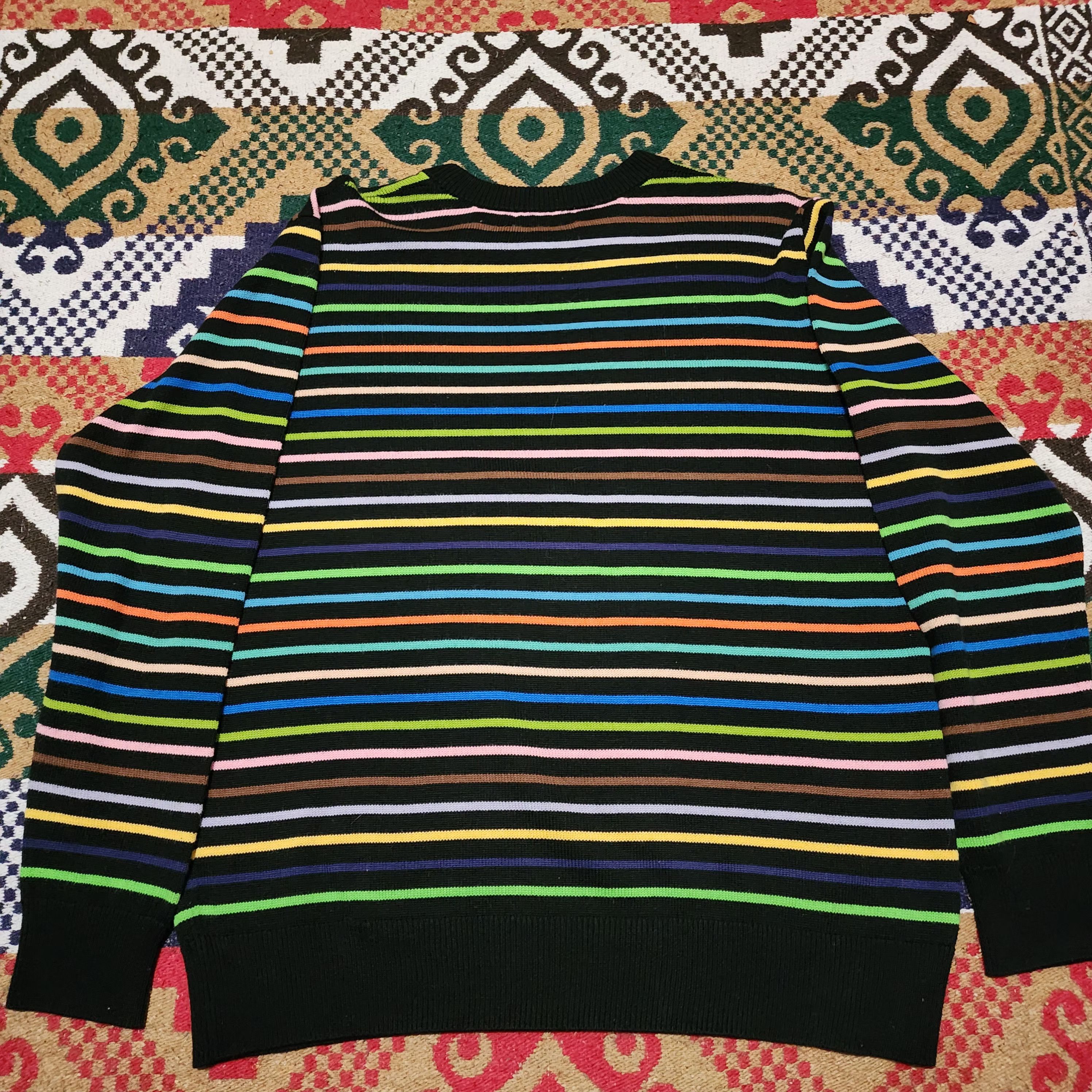 Bape Multicolor Knit Sweater Size US L / EU 52-54 / 3 - 2 Thumbnail