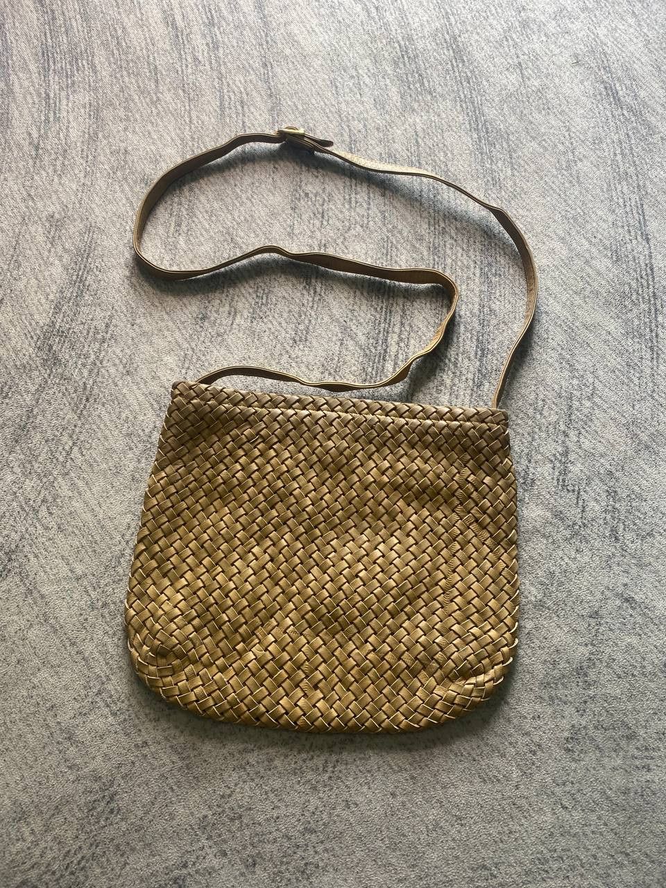 Leather × Vintage Leather Woven Shoulder Bag Size ONE SIZE - 1 Thumbnail
