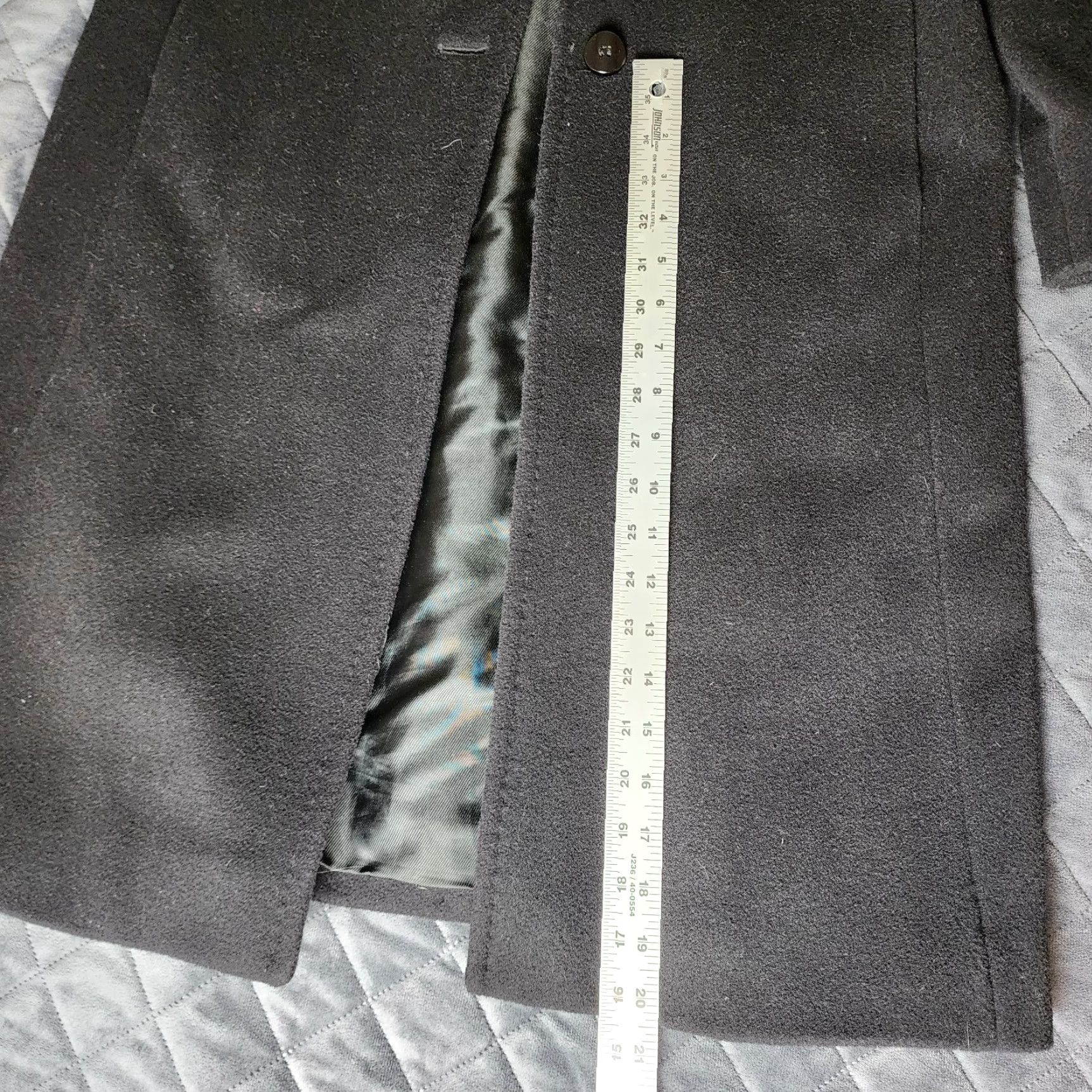 Doublet VINTAGE Ellen Tracy Jacket Overcoat Double-Breasted Cotton Black Long Coat Women 8 Adult Regular Size M / US 6-8 / IT 42-44 - 5 Thumbnail