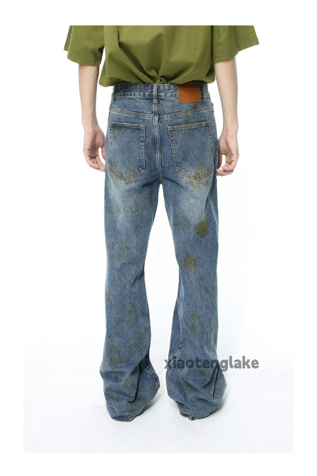 Jean × Vintage washed faded utility paint stain punk grunge jeans Size US 32 / EU 48 - 8 Thumbnail