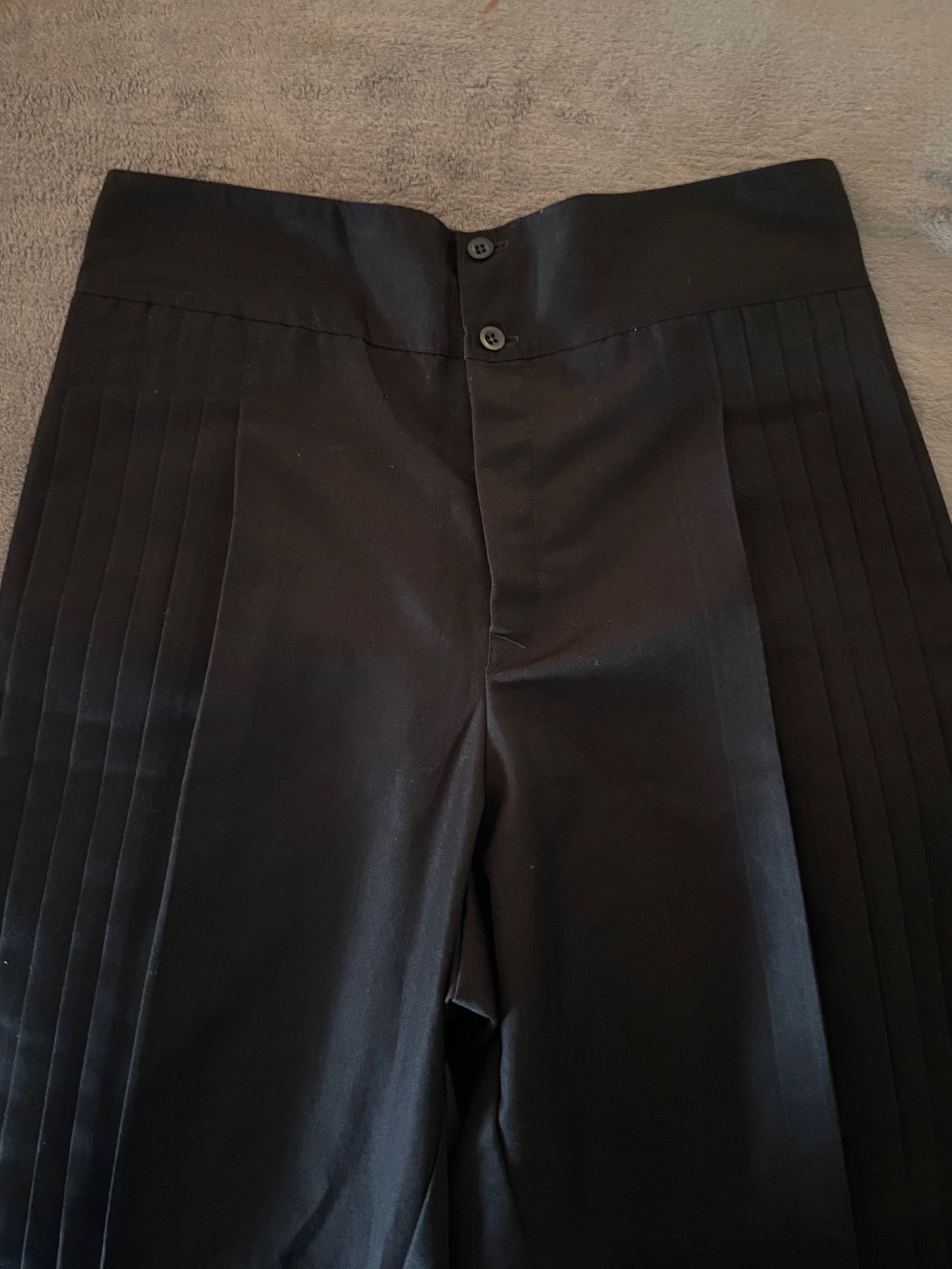 n.d.c. made by hand Vintage Gaberdine Pleated Gaúcho Pants/1980s/Handsewn/32"(W) Size US 32 / EU 48 - 1 Thumbnail