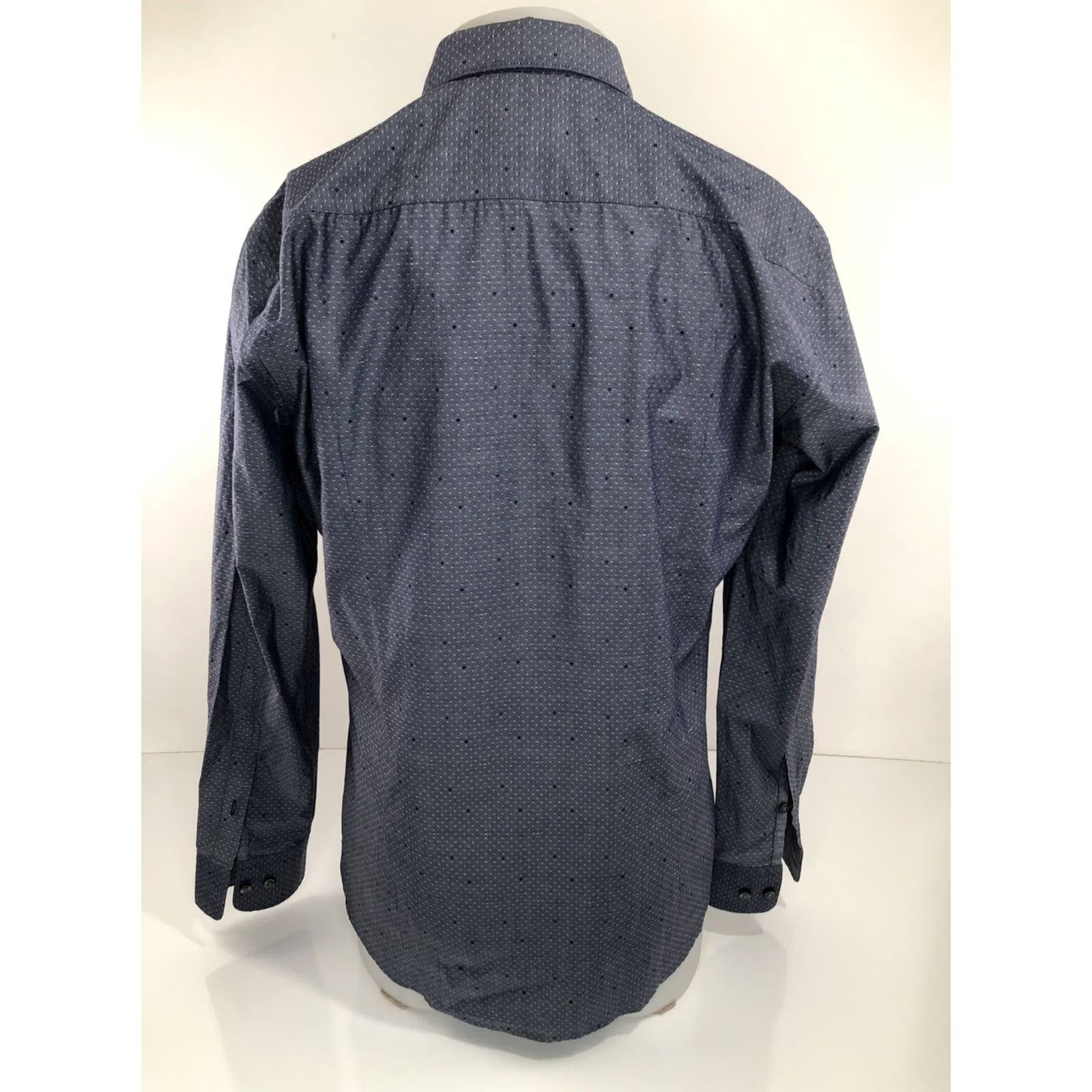 Hugo Boss HUGO BOSS / NEW w TAGS - Slim Fit Mens Lg. Geometric Dot Spot Shirt Size US L / EU 52-54 / 3 - 4 Thumbnail
