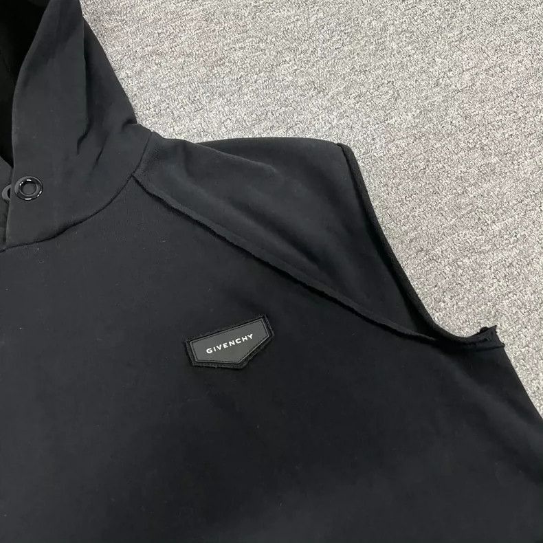 Givenchy Givenchy Givenchy Sleeveless Hoodie with Logo Patch -2507 Size US XS / EU 42 / 0 - 4 Thumbnail