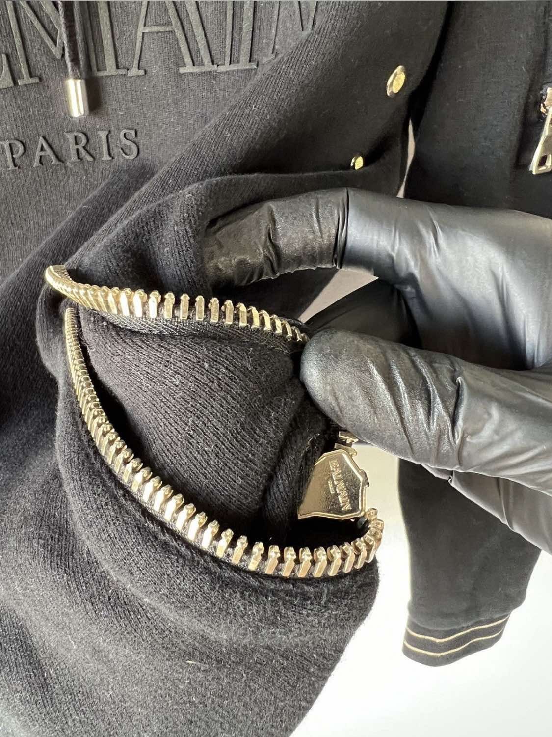 Balmain Balmain Paris Zipper Biker Hoodie Size US M / EU 48-50 / 2 - 5 Thumbnail