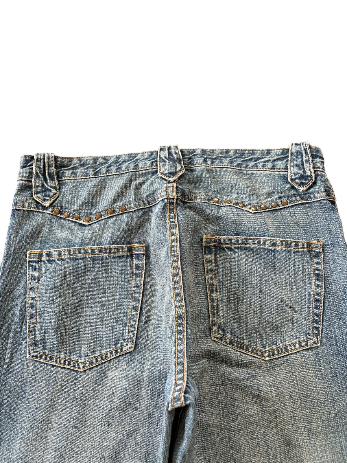 semanticdesign Vintage Semantic Design Rusty Wash Distressed Loose Jeans Size US 32 / EU 48 - 5 Thumbnail