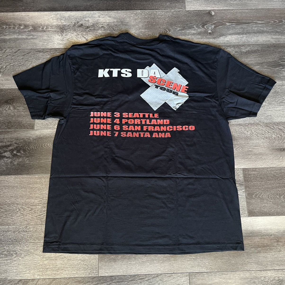 Goth Money New Black Kray Goth Money Records KTS Da Scene Tour T Shirt Size US XXL / EU 58 / 5 - 2 Thumbnail