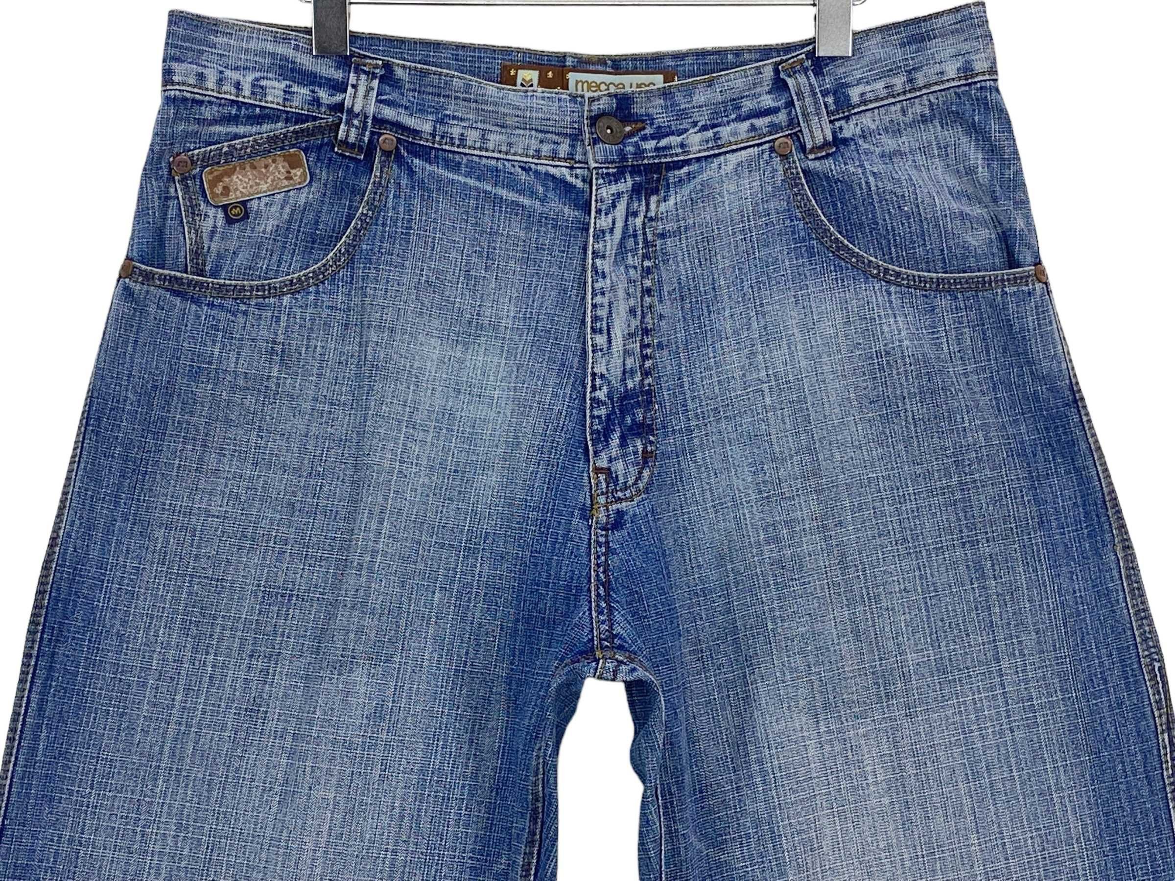 Mecca Mecca Jeans Distressed Jeans Baggy Hiphop Jeans Size US 36 / EU 52 - 3 Thumbnail