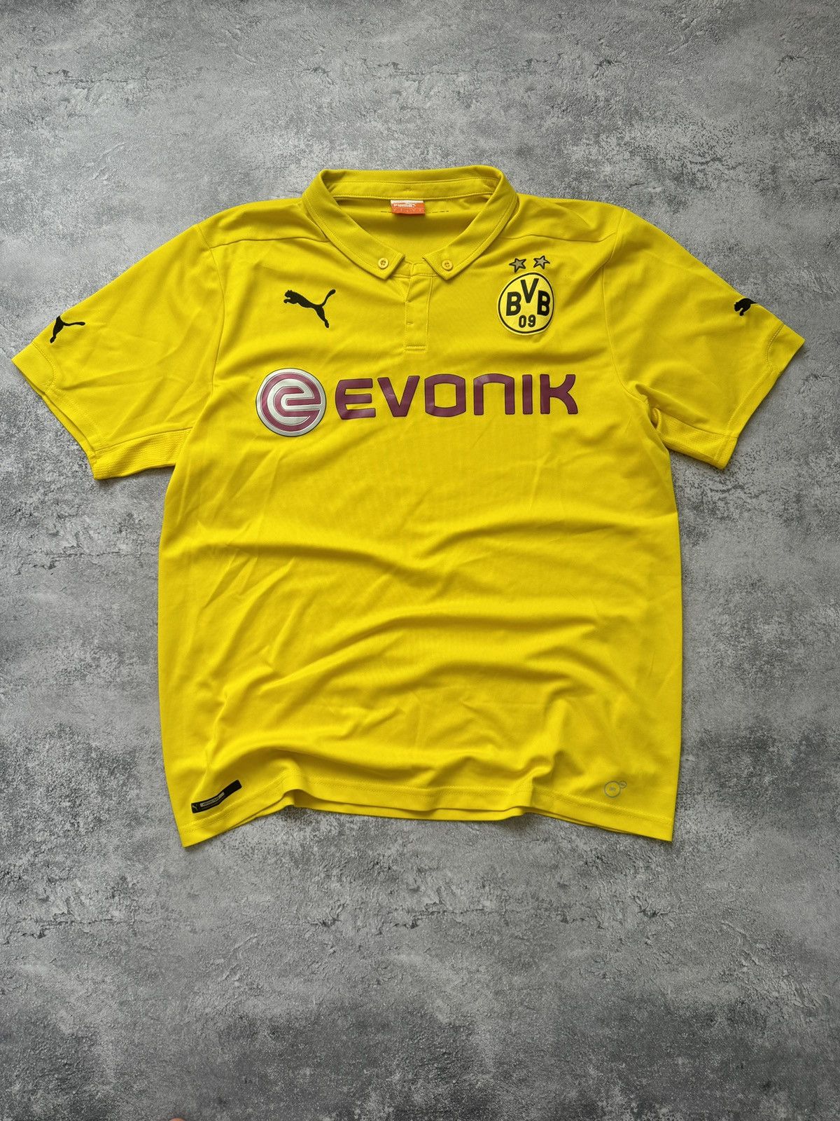 Vintage Puma Borussia Dortmund 2014-15 Home Jersey size L