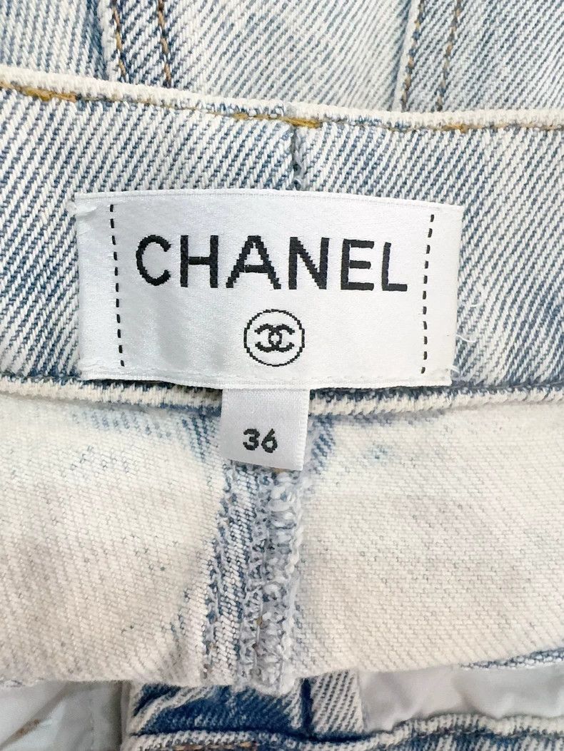 Chanel Chanel 22P wide-leg jeans 2503-Nextarrow Size 24" / US 00 / IT 34 - 5 Thumbnail
