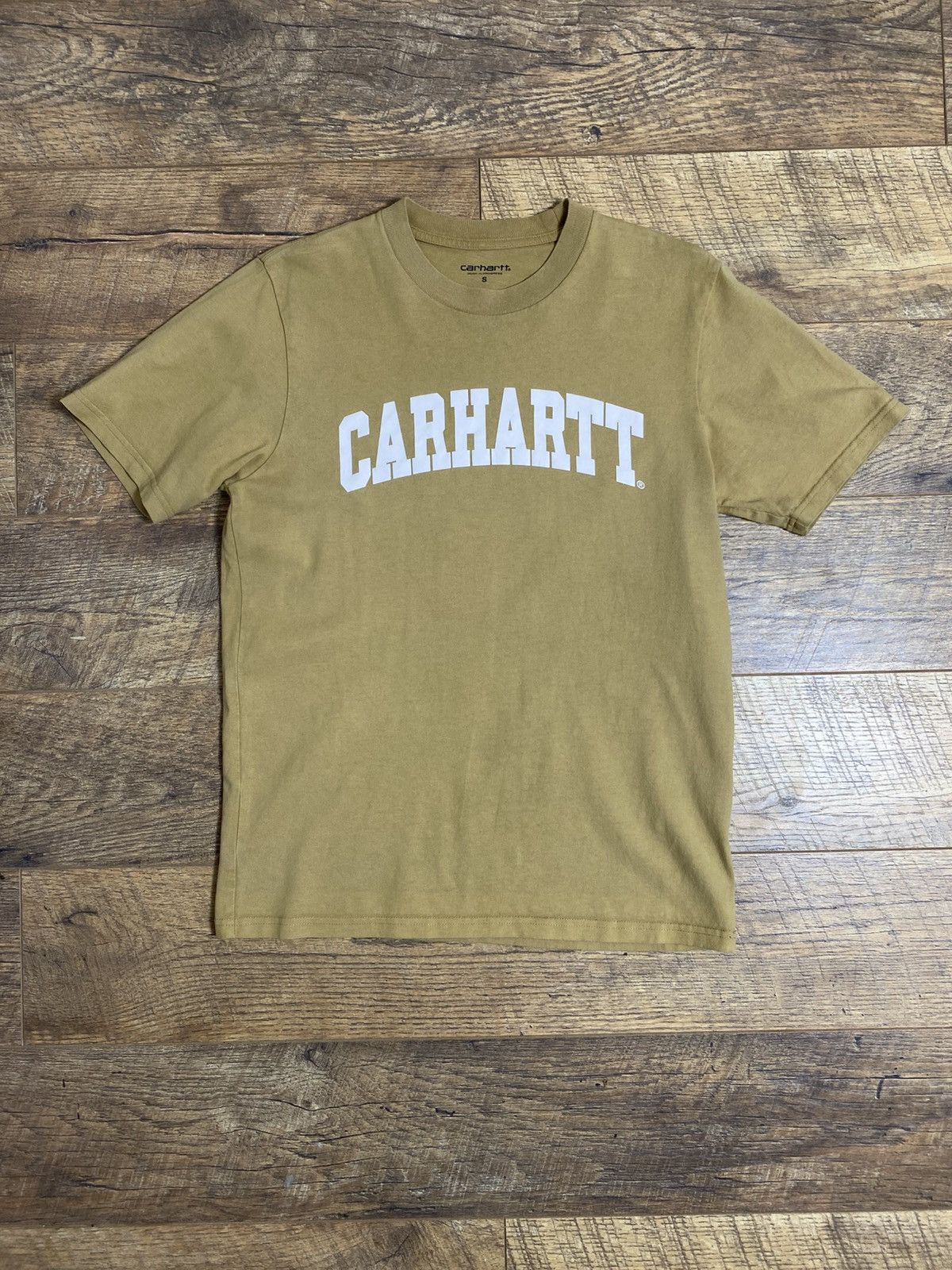 Carhartt Carhartt WIP University Tee Retro Mustard Futuristic S Size US S / EU 44-46 / 1 - 1 Thumbnail