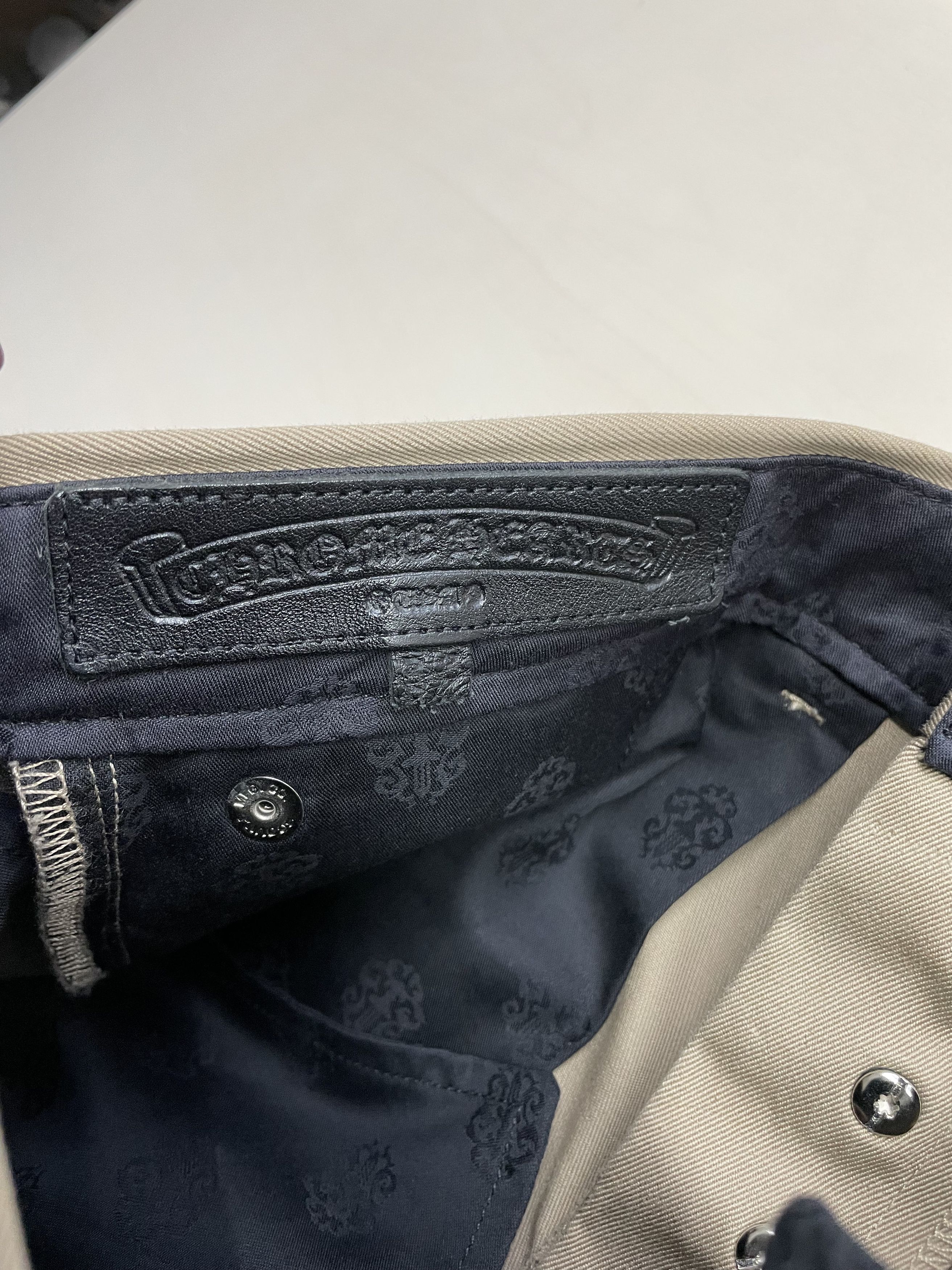 Chrome Hearts Chrome Hearts Black&Checkerboard Patch Chino Pants Size US 33 - 5 Thumbnail