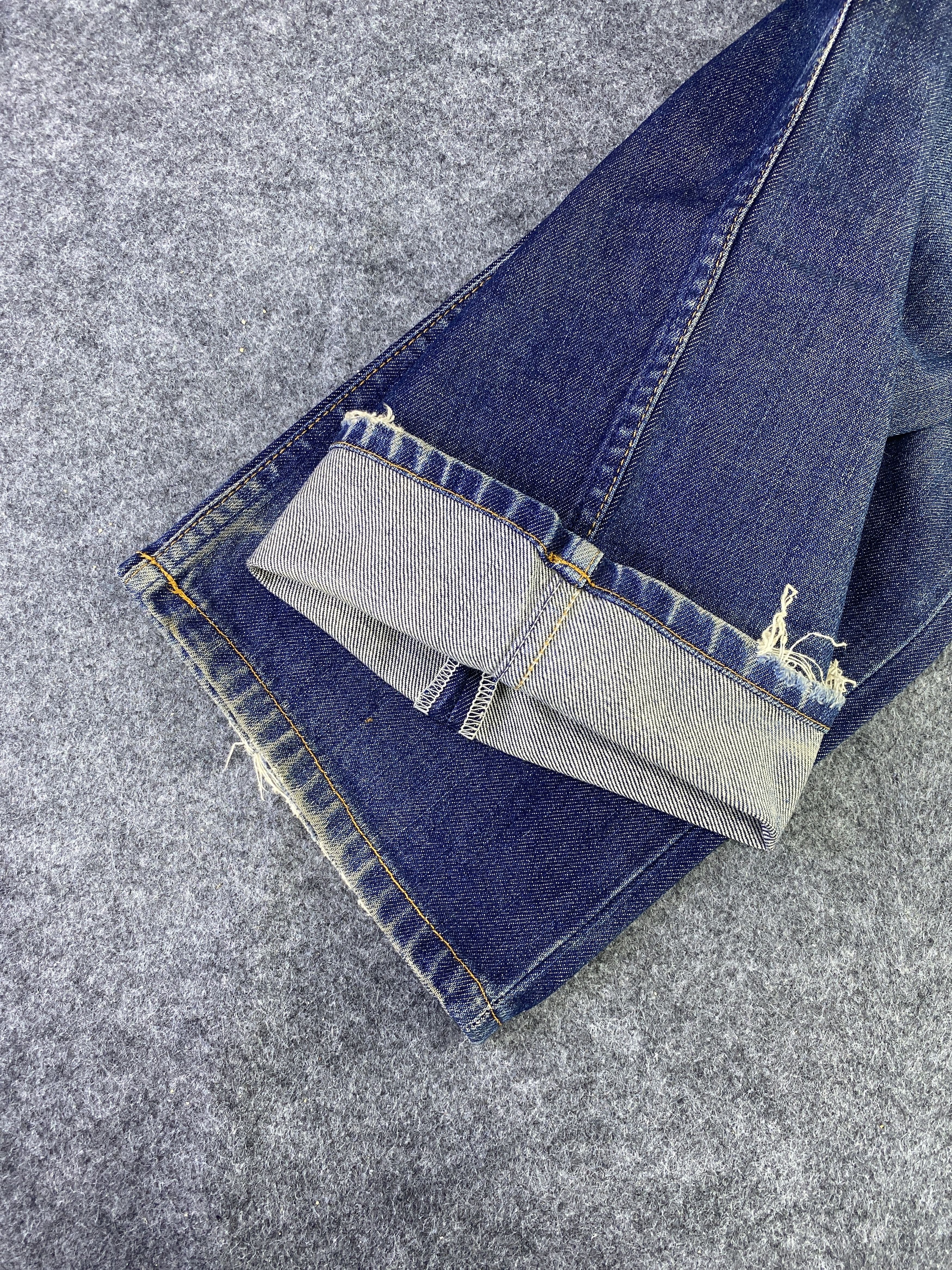 Levi's VINTAGE LEVI'S 508 DISTRESS BLUE WASH JEANS - J910 Size US 31 - 9 Thumbnail