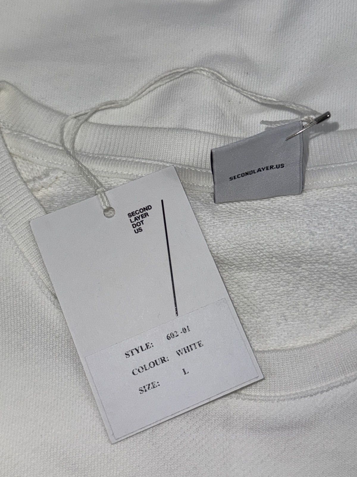 Second/Layer LOGO EMBROIDERED SWEATSHIRT Size US L / EU 52-54 / 3 - 5 Thumbnail