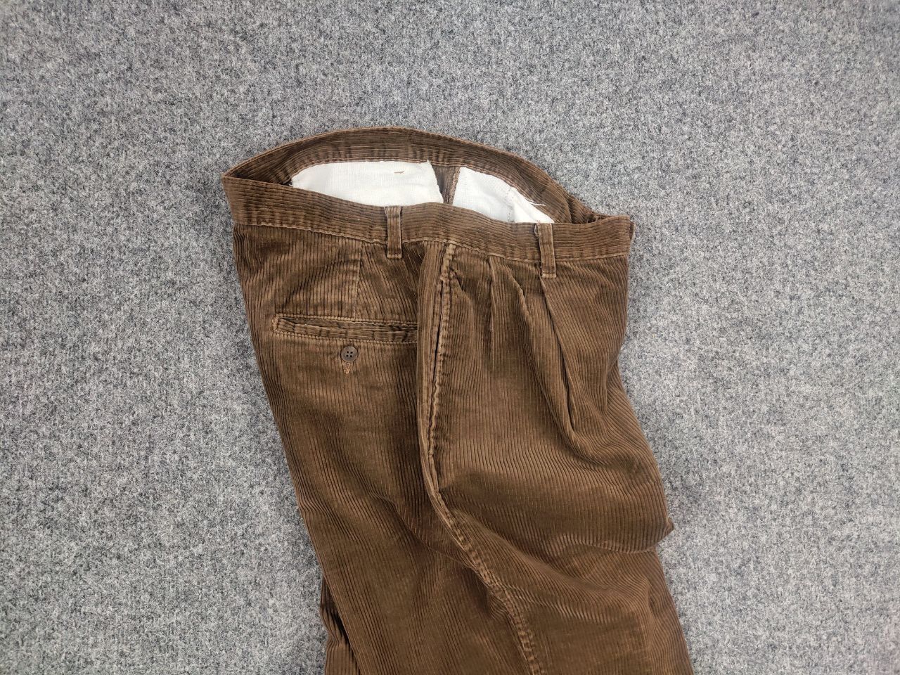 Vintage 80's Polo ralph lauren USA Corduroy Pants Talon Zip