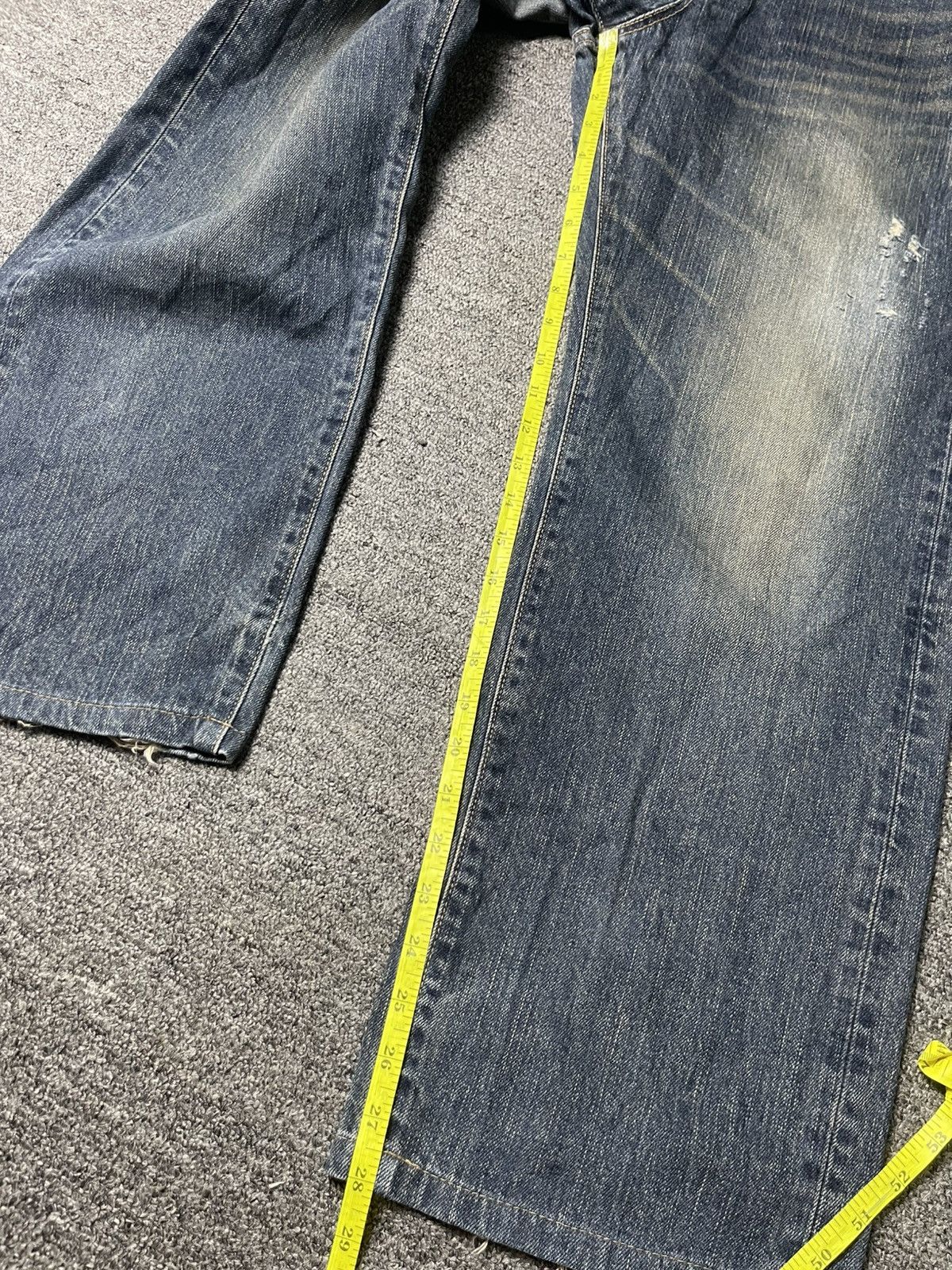 Edwin × Vintage Vintage EDWIN Brand Baggy Jeans (91) Size US 28 / EU 44 - 6 Thumbnail