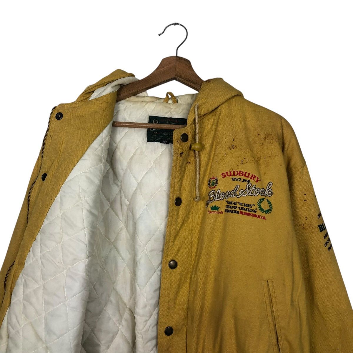 Japanese Brand 🔥VINTAGE HOODIE BOMBER JACKET BLOOD STOCK ISSEY MIYAKE Size US M / EU 48-50 / 2 - 15 Thumbnail