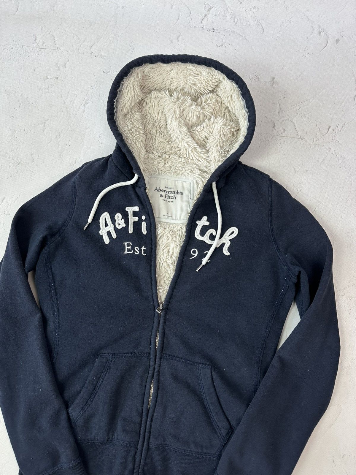 If Six Was Nine Y2K Abercrombie & Fitch If Six Was Nine Style Zip Fur Hoodie Size M / US 6-8 / IT 42-44 - 2 Thumbnail