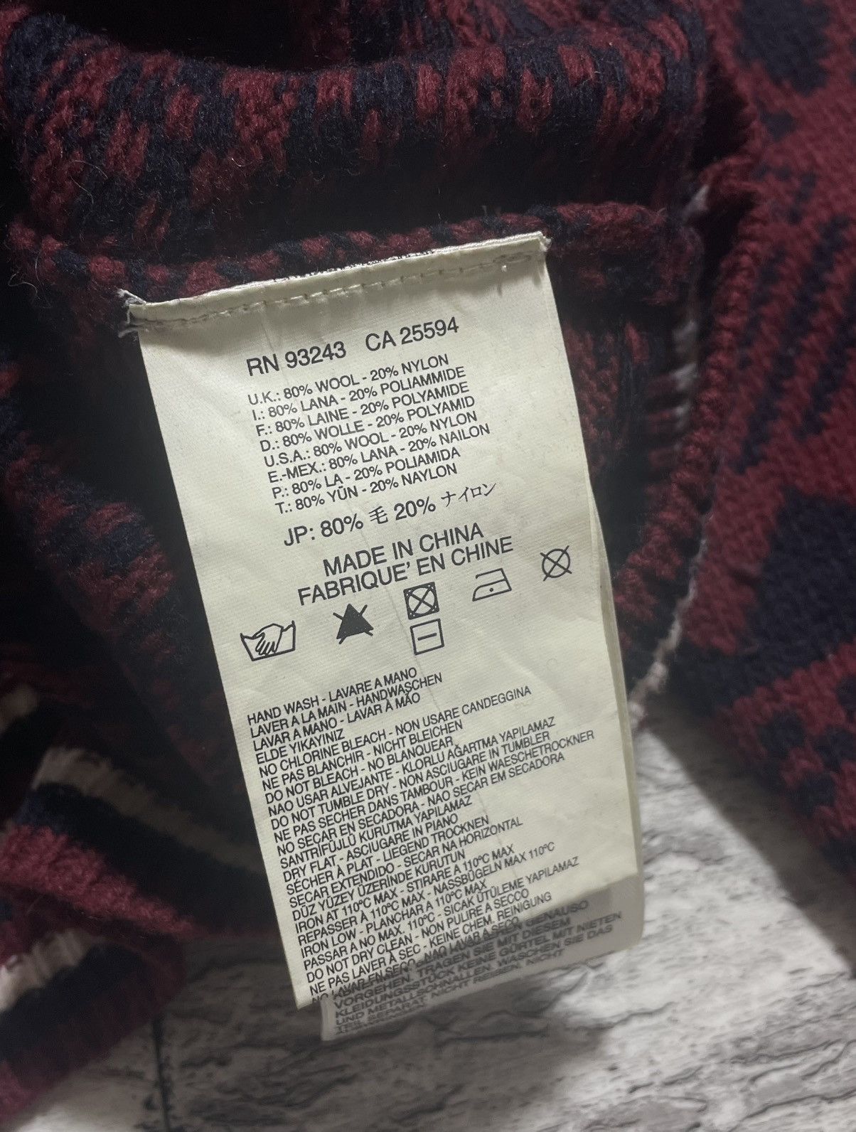 Diesel Vintage Diesel Geometric Wool Abstract Printed Sweater 2000s Size US M / EU 48-50 / 2 - 8 Thumbnail