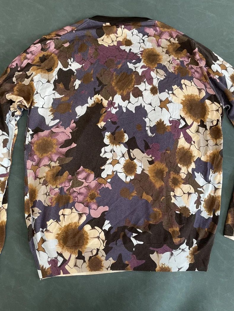 Versace Versace Mulberry silk floral sweater Size XL / US 12-14 / IT 48-50 - 9 Thumbnail