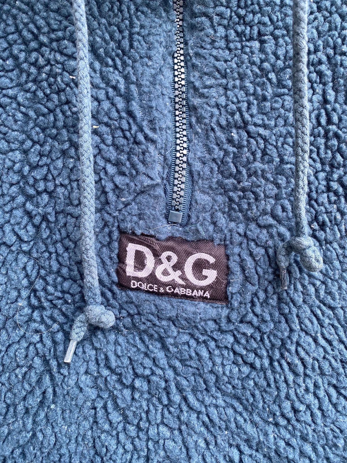 Dolce & Gabbana × Vintage Vtg 90s Dolce & Gabbana warm sherpa pullover Size US L / EU 52-54 / 3 - 2 Thumbnail