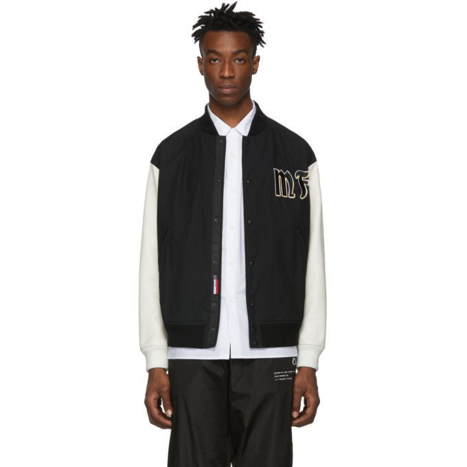 Fragment Design × Moncler Moncler x Fragment Bomber Varsity Jacket Men's Size 3 Size US L / EU 52-54 / 3 - 2 Thumbnail