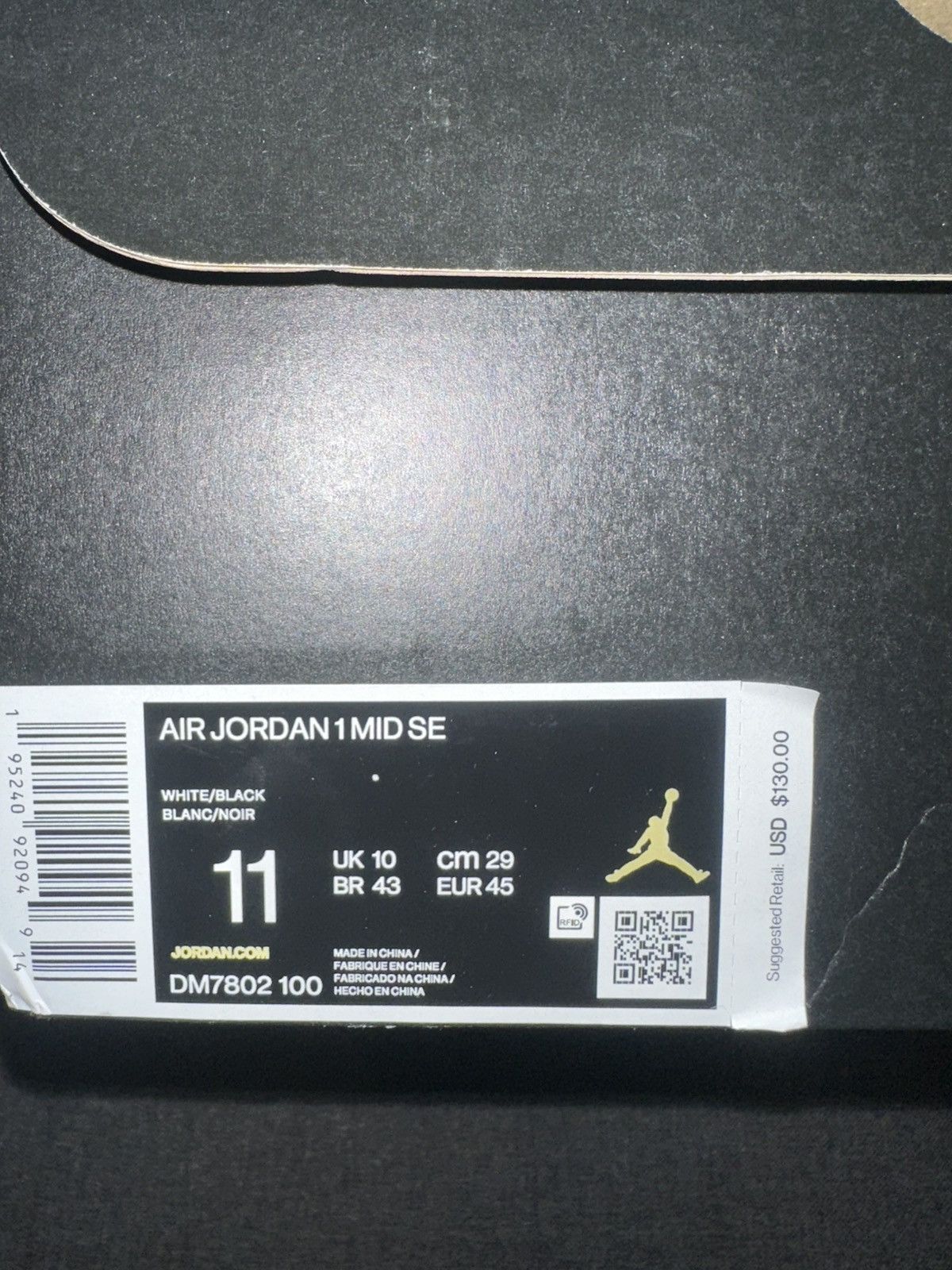 Nike Air Jordan 1 Mid SE Size US 10.5 / EU 43-44 - 8 Thumbnail