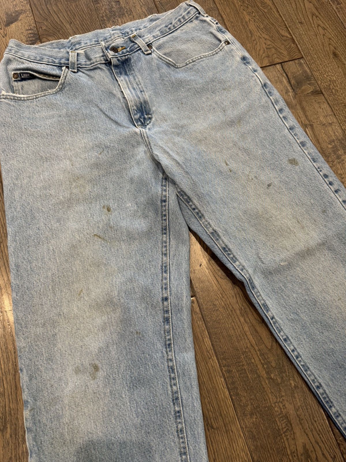 Lee Vintage 90s Lee High-Waisted Tapered "Mom" Jeans Size 32" / US 10 / IT 46 - 3 Thumbnail