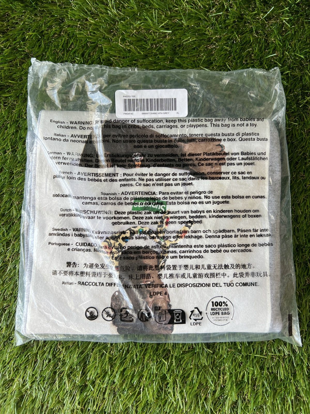 Supreme Supreme Photo Tee Tyler The Creator Heather Gray Size US XL / EU 56 / 4 - 4 Thumbnail