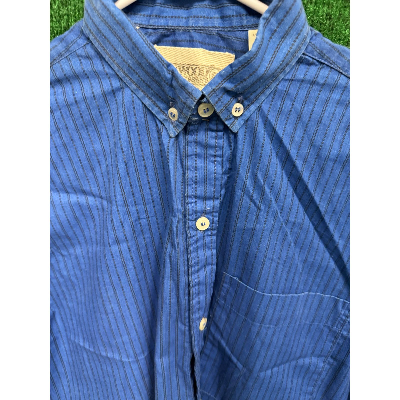 Other 90s Grunge Blue Iron Wood Shirt L VTG Western Button Up Size US L / EU 52-54 / 3 - 4 Thumbnail
