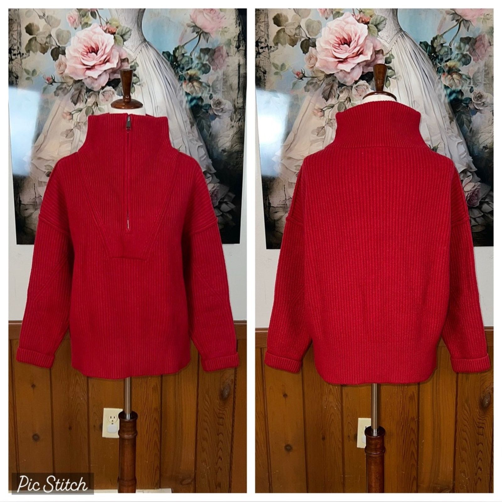 Banana Republic Vintage Y2K Banana Republic Heavy Cotton Ribbed Sweater! Size M / US 6-8 / IT 42-44 - 1 Thumbnail