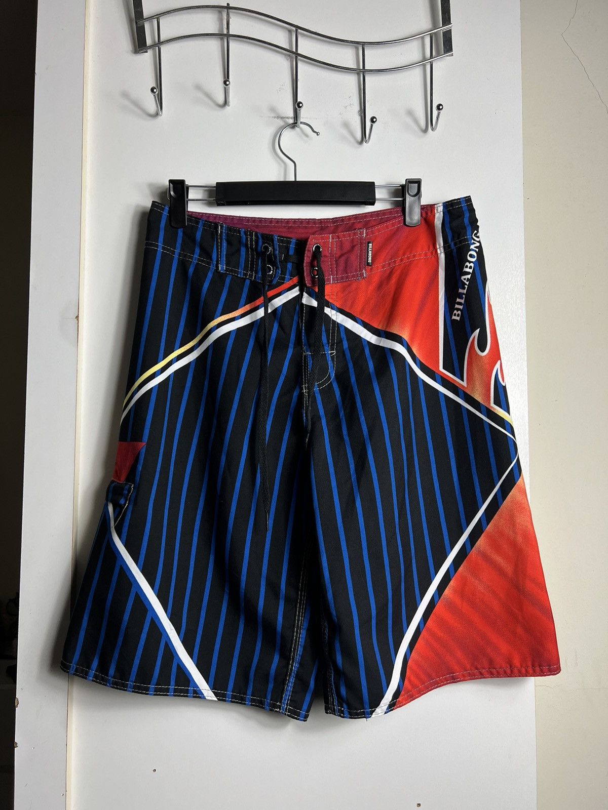 Billabong × Vintage Vintage Y2K Billabong Swim Shorts Size US 31 - 1 Thumbnail