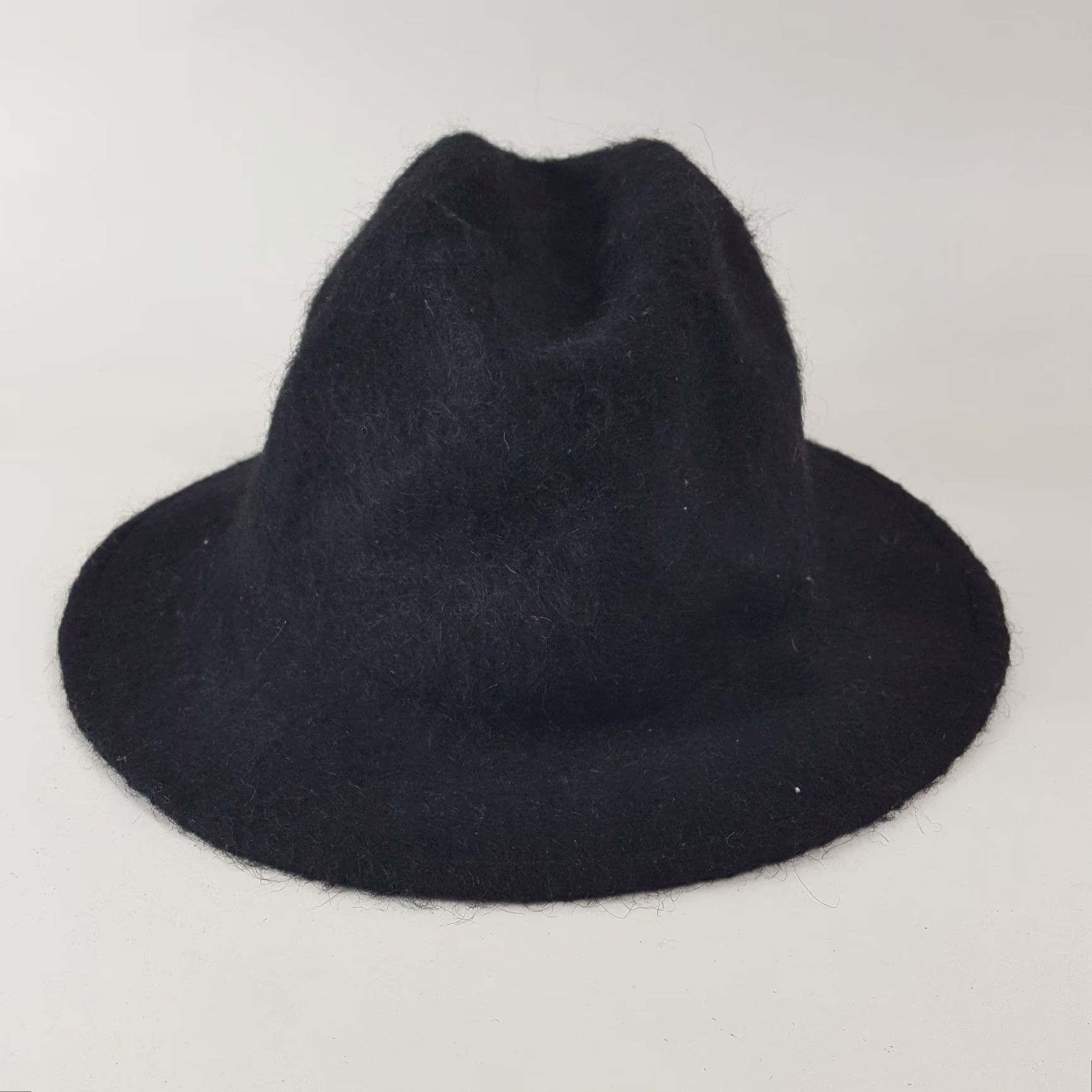 Vintage VINTAGE 60s Mahara Mohair Fedora Hat Black Men's Size M Grunge Casual Fashion Size ONE SIZE - 2 Thumbnail