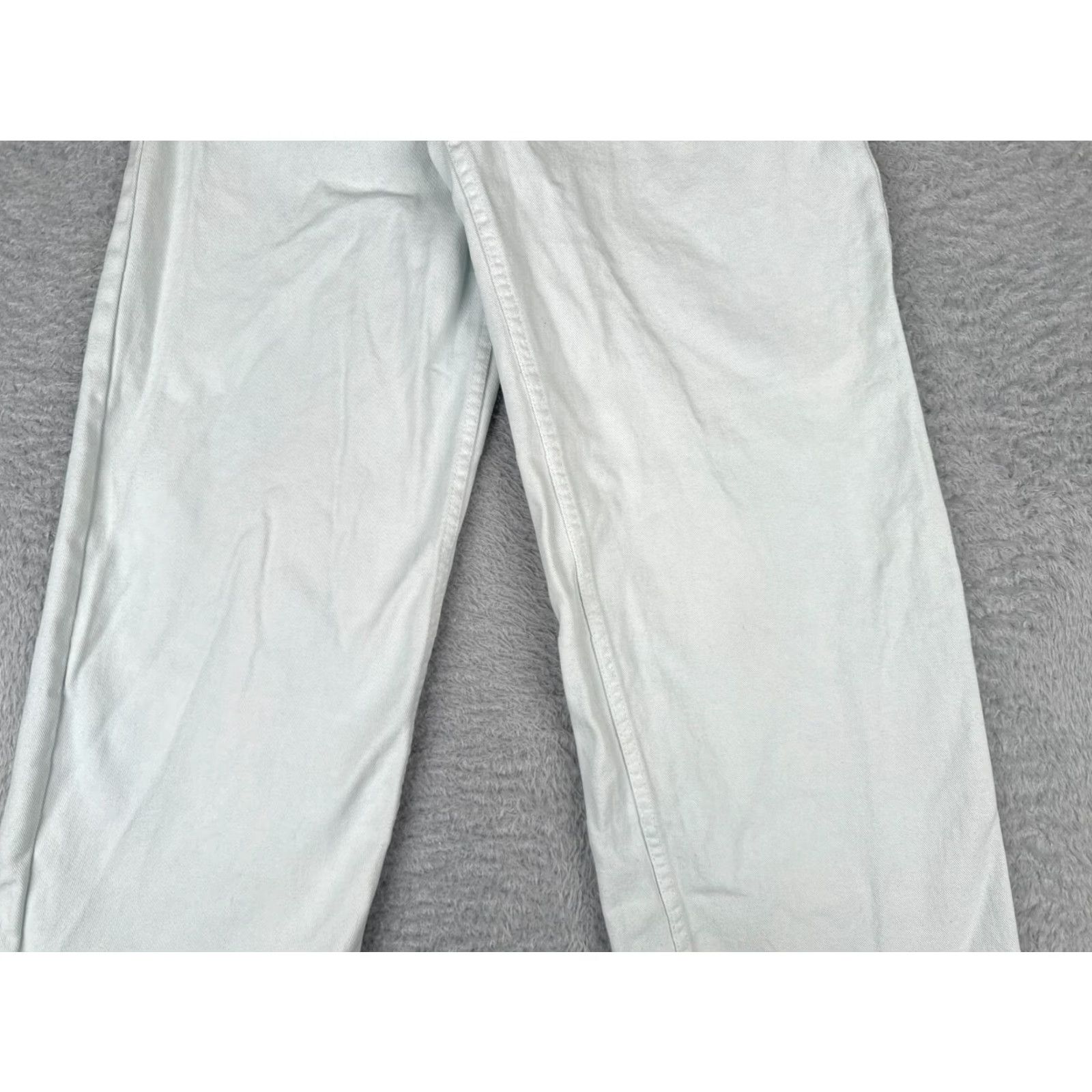 Vintage Motel Jeans Womens Blue Denim 26 30x29 Mid Rise Wide Leg 100% Cotton Distressed Size 26" / US 2 / IT 38 - 4 Thumbnail