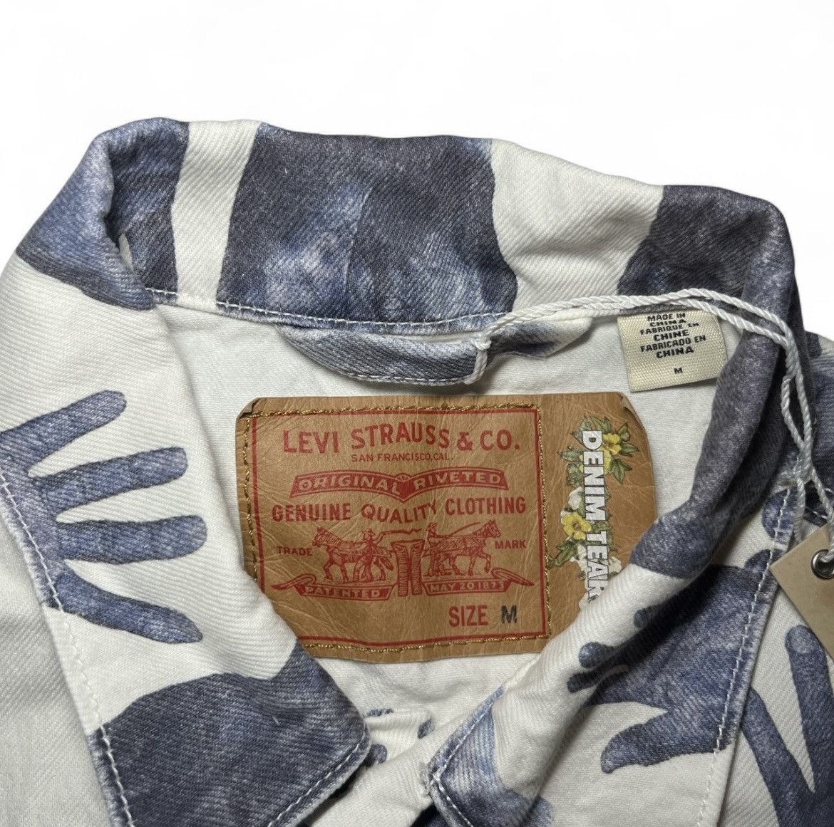 DENIM TEARS × Levi's Denim Tears x Levi’s type-2 Indigo hands denim jacket Size US M / EU 48-50 / 2 - 3 Thumbnail