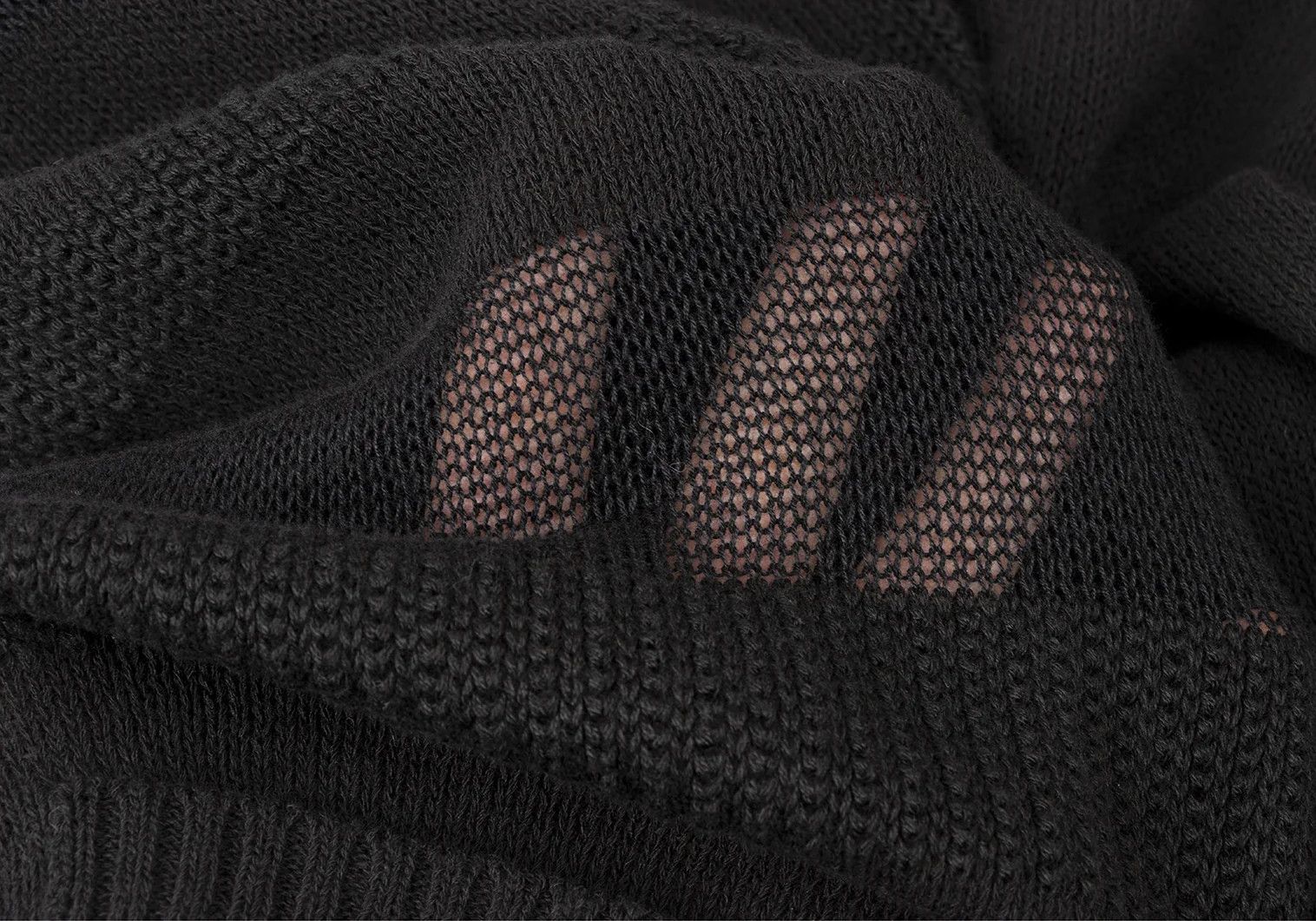 Yohji Yamamoto Yohji Yamamoto Cotton Striped Knit Cardigan Black Size 3 Size US L / EU 52-54 / 3 - 14 Thumbnail