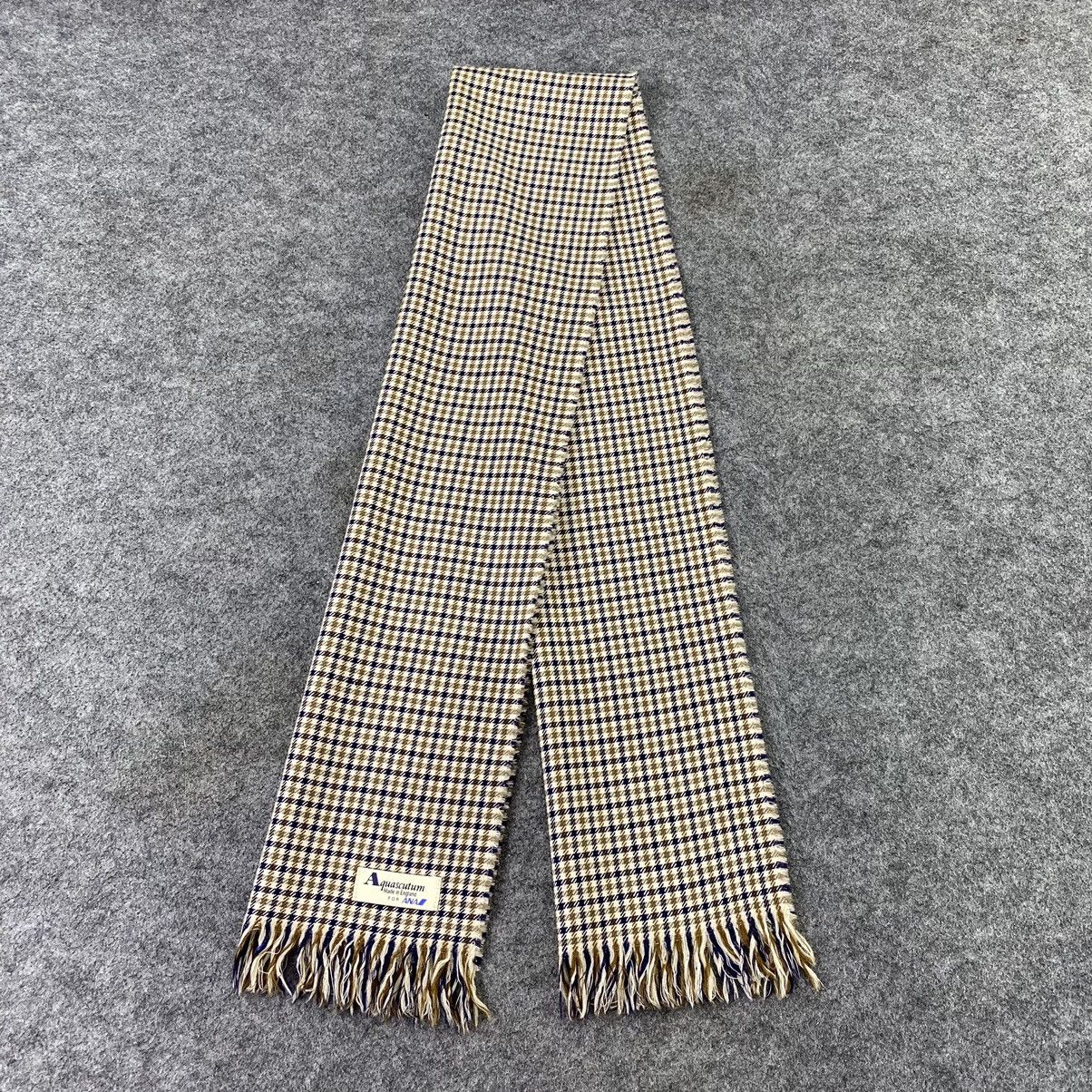 Aquascutum × Vintage Aquasqutum For ANA Scarf / Muffler / Neckwear - T1277 Size ONE SIZE - 2 Thumbnail