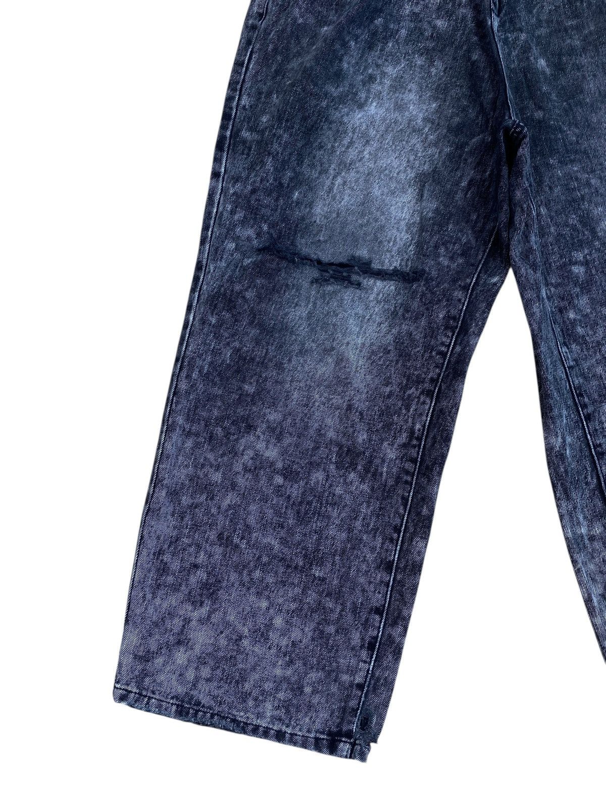 Japanese Brand Japanese Brand Acid Black Wash Style Baggy Jeans Size US 28 / EU 44 - 5 Thumbnail