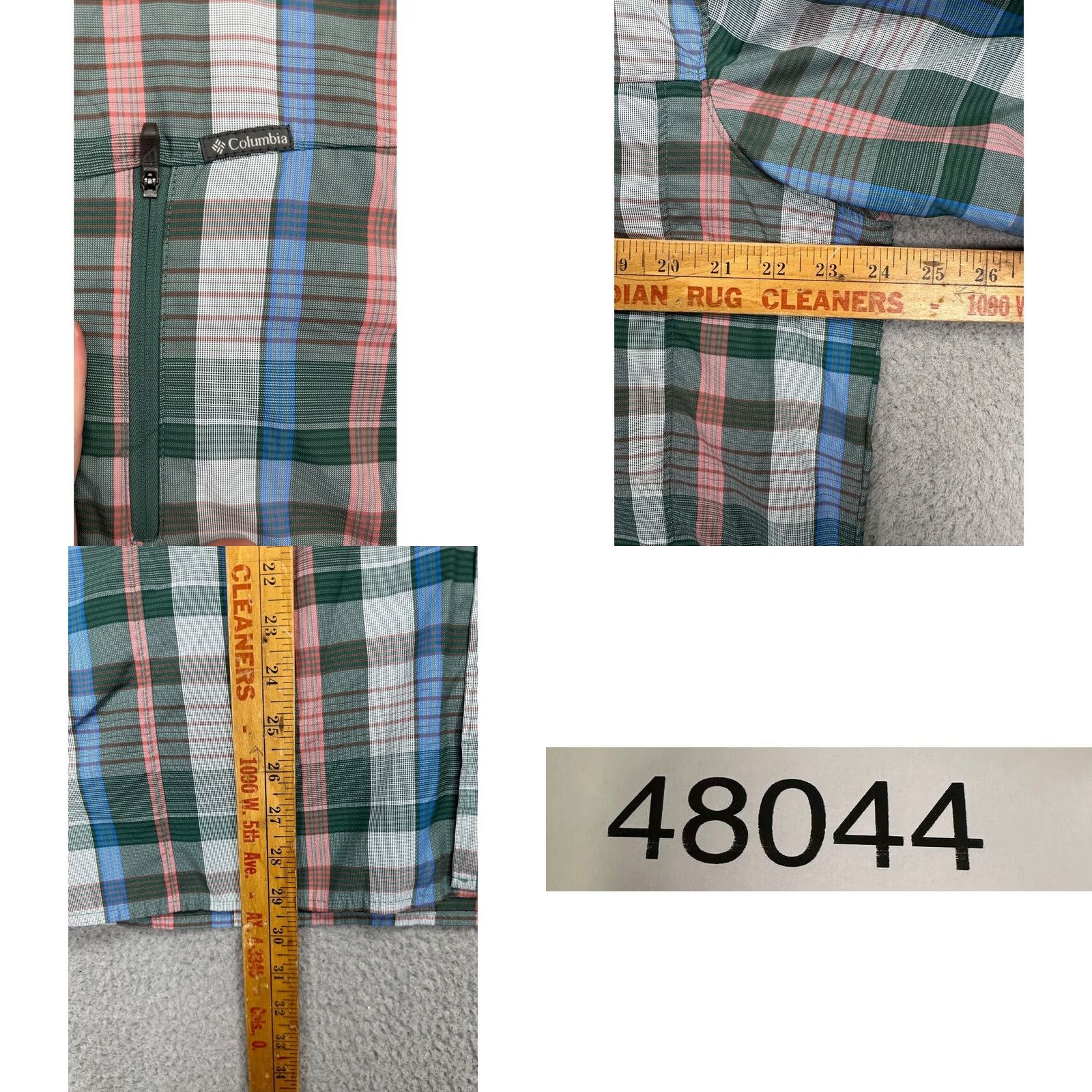 Vintage Columbia Shirt Mens Large Green Nylon Hiking Button Up Vented Collared Short Sleeve Misc Casual Outdoor Size US L / EU 52-54 / 3 - 8 Thumbnail