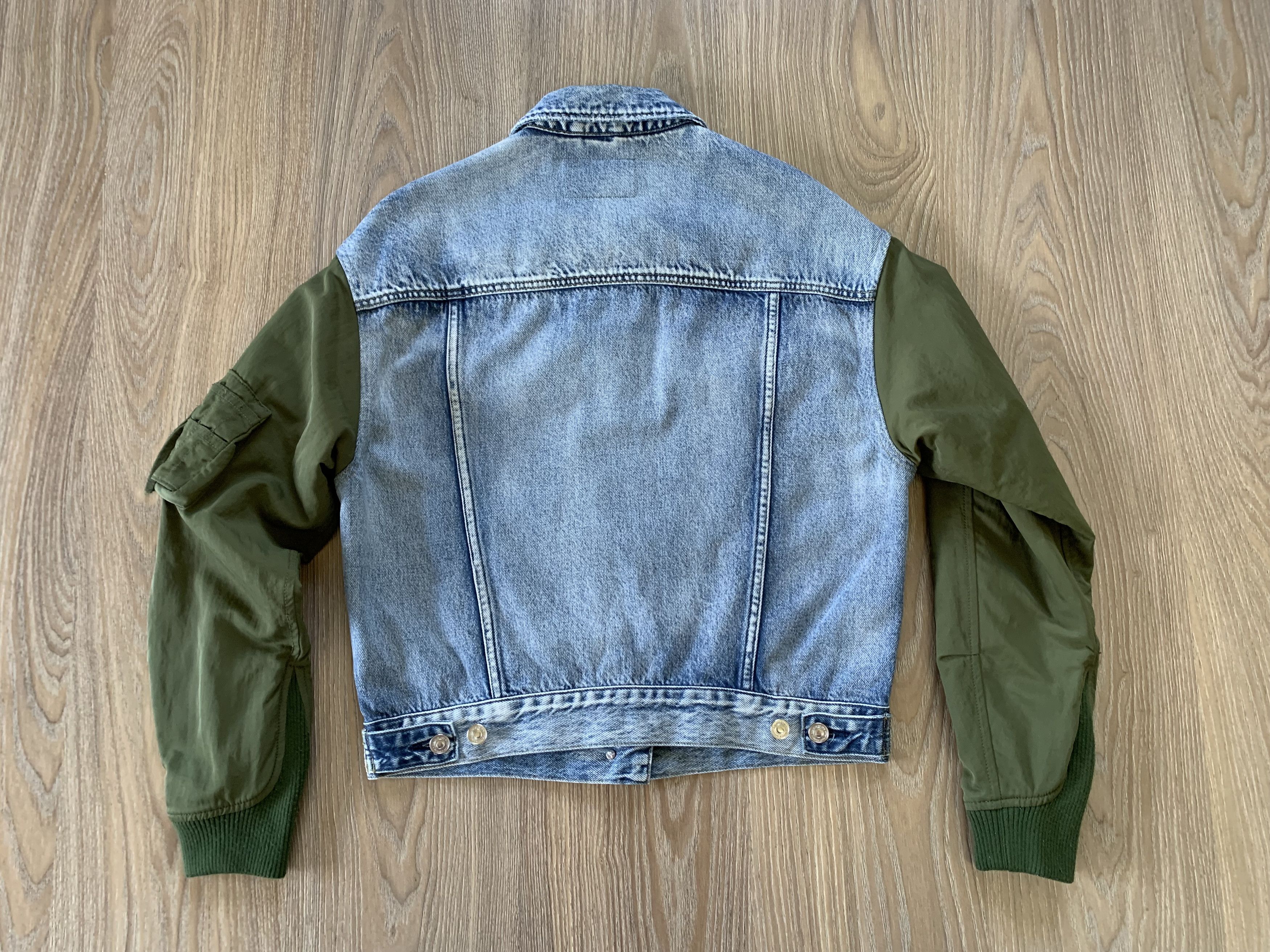 Allsaints Allsaints Frankie Denim Bomber Jacket Size S / US 4 / IT 40 - 3 Thumbnail
