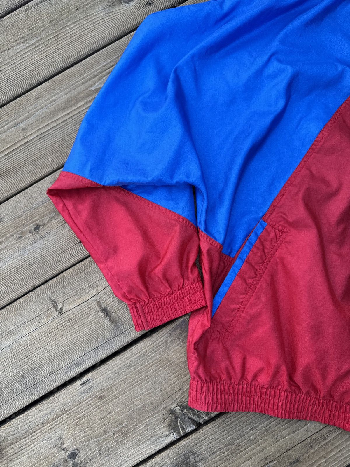 Nike VTG Nike Windbreaker Jacket Mens XL Black 90s Colorblock Size US XL / EU 56 / 4 - 3 Thumbnail