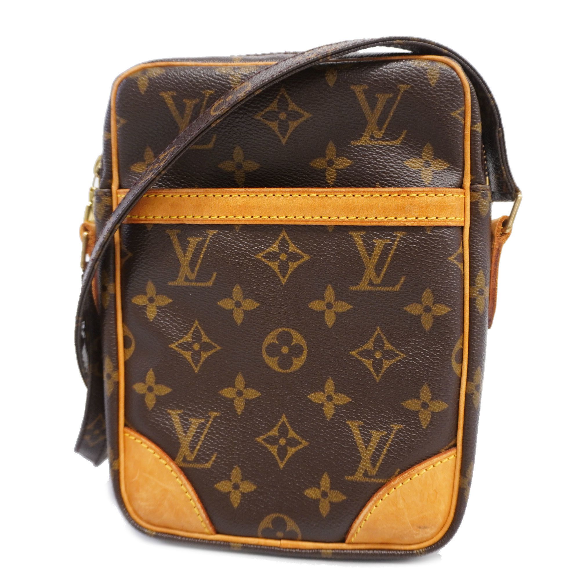 Authentic Louis Vuitton Monogram Danube Shoulder Bag M45266 Used F/S