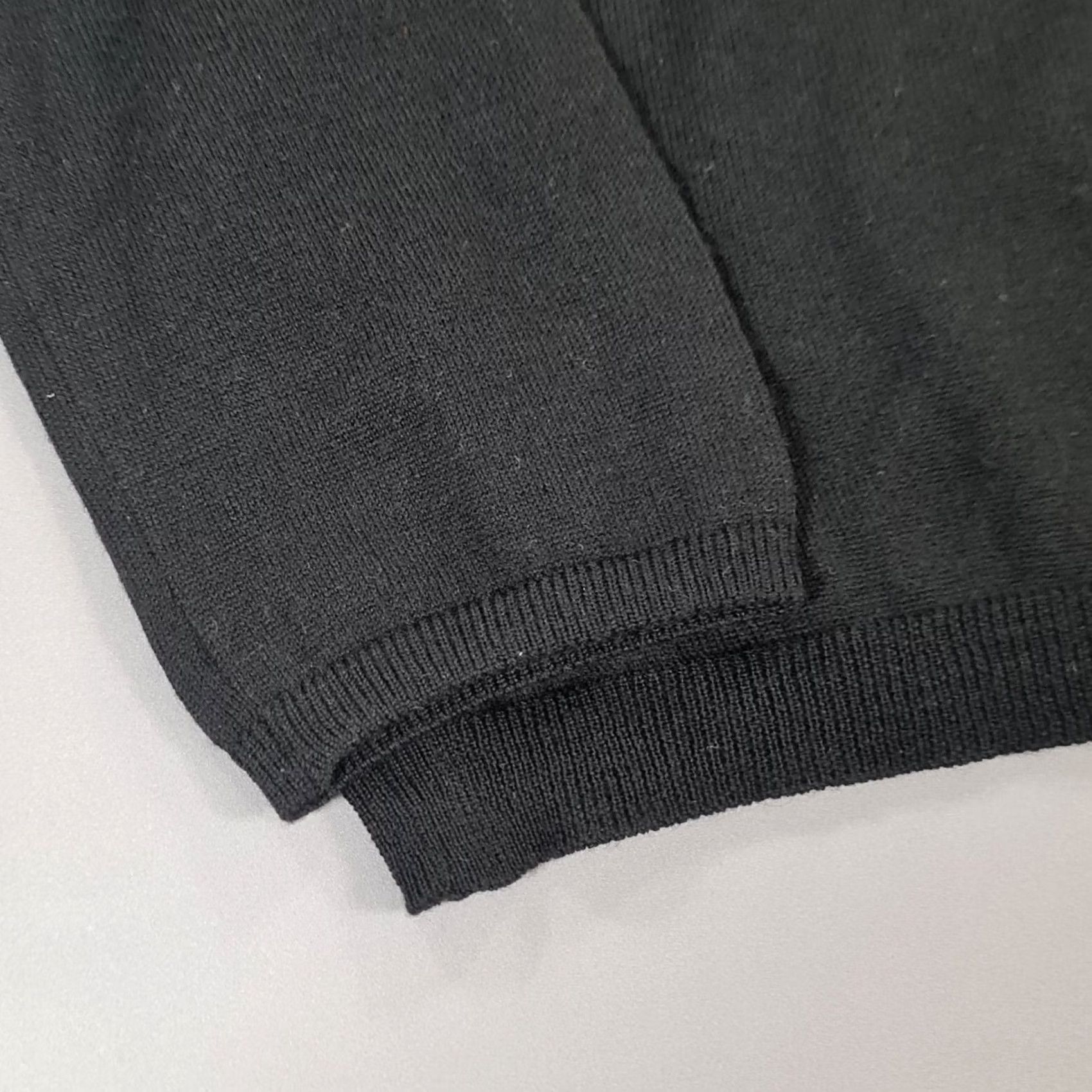 Moschino Love Moschino Womens Jumper Black 10 UK Wool Pullover Crew Neck Long Sleeve Knit Weight Regular Size 10 Size L / US 10 / IT 46 - 6 Thumbnail