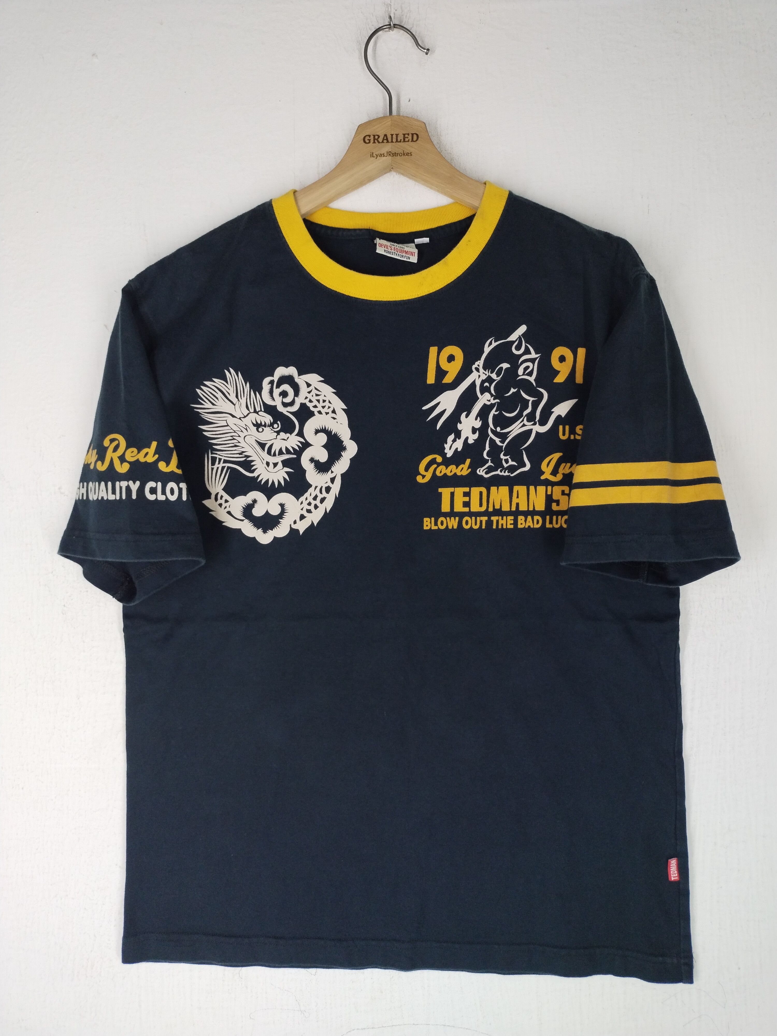 Vintage Tedman's Lucky Red Devil Photo Tee