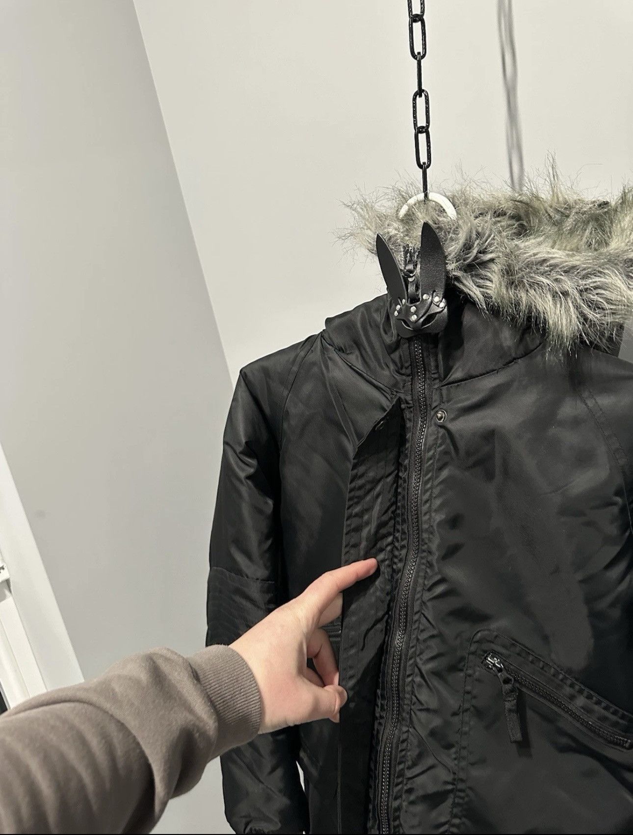 Hysteric Glamour Vintage Avant Garde Japanese Hysteric Style Boomber Fur Y2K Size S / US 4 / IT 40 - 11 Thumbnail