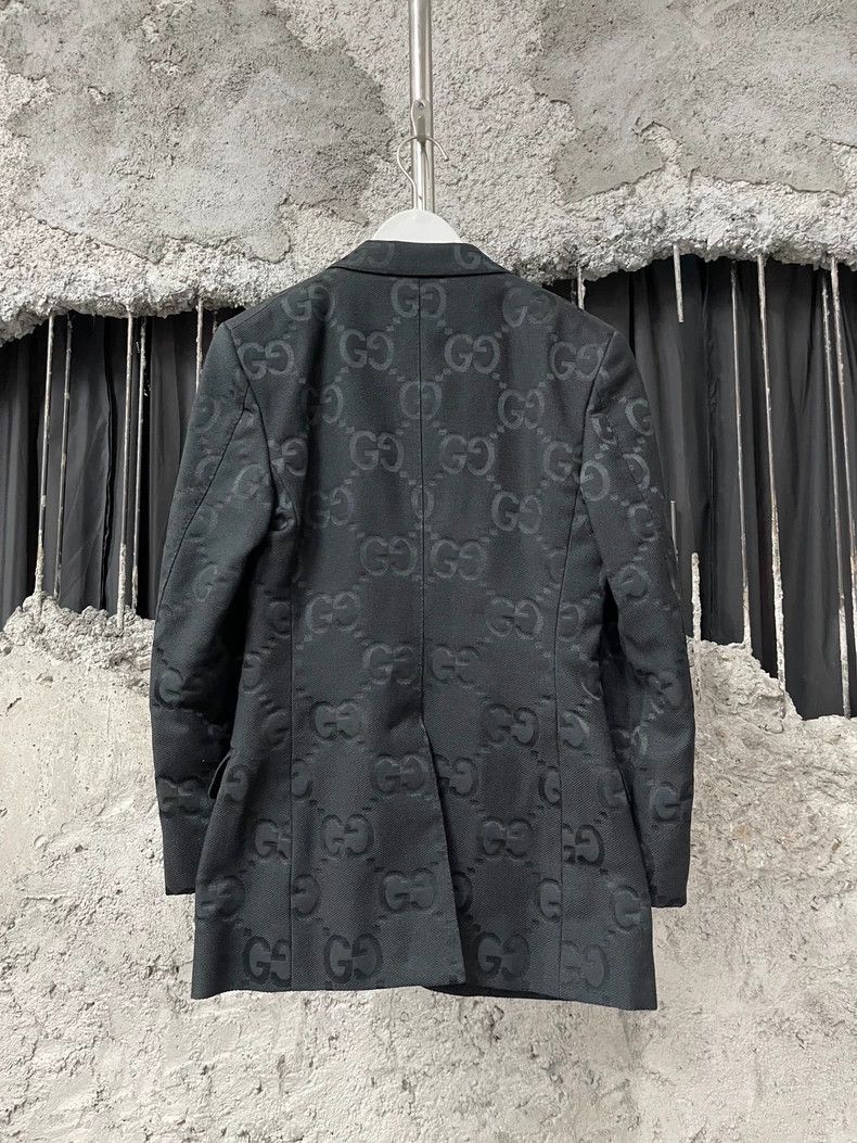 Gucci Gucci Dark pattern logo suit 2502-Nextarrow Size 36R - 2 Thumbnail