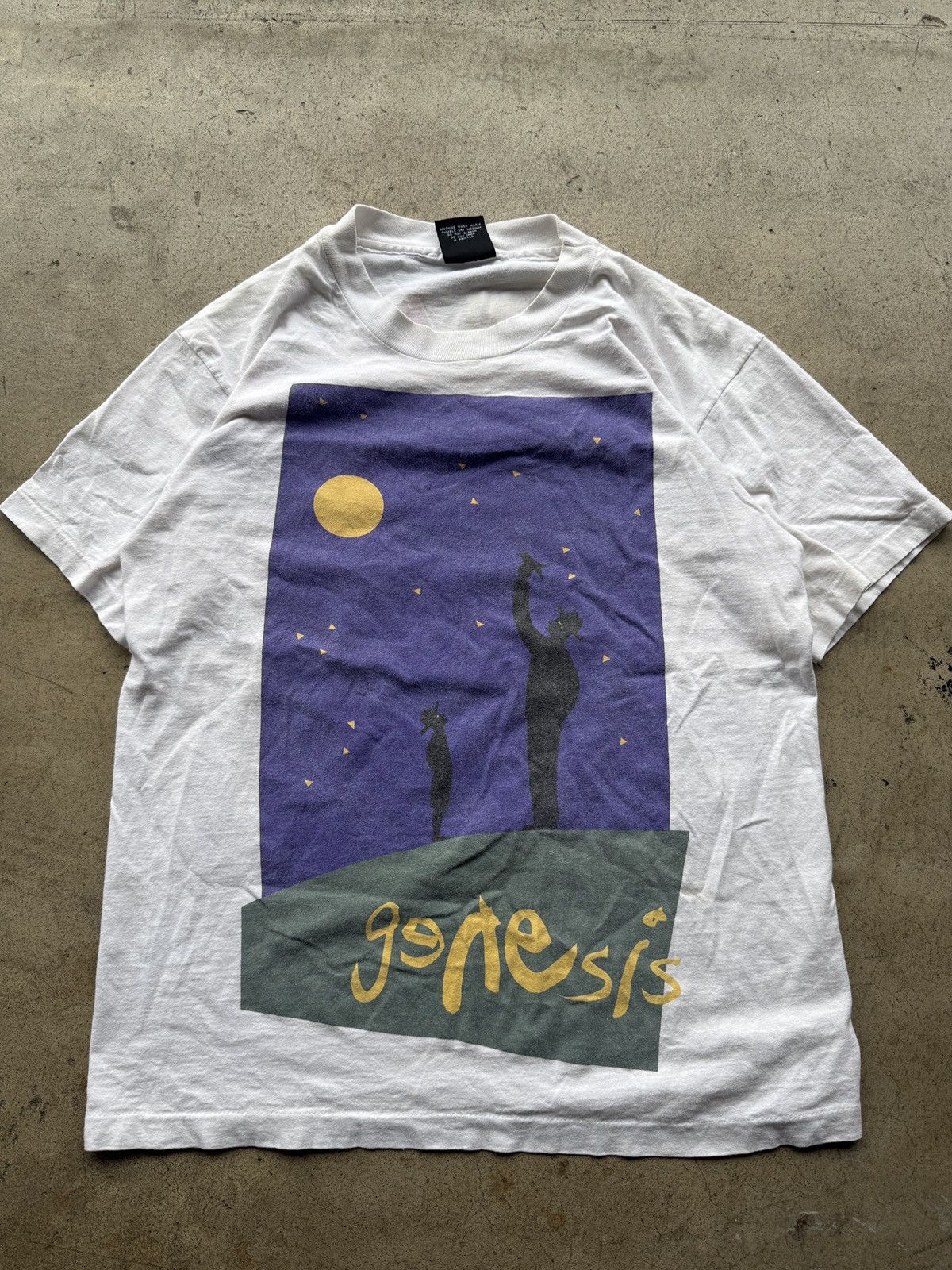 Band Tees × Giant × Vintage Insane graphic Genesis band tee Size US L / EU 52-54 / 3 - 1 Thumbnail