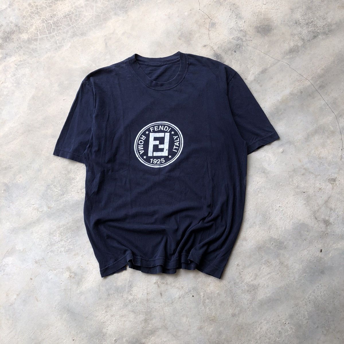 Fendi FENDI Roma Italy Big Logo T-Shirt | Grailed 